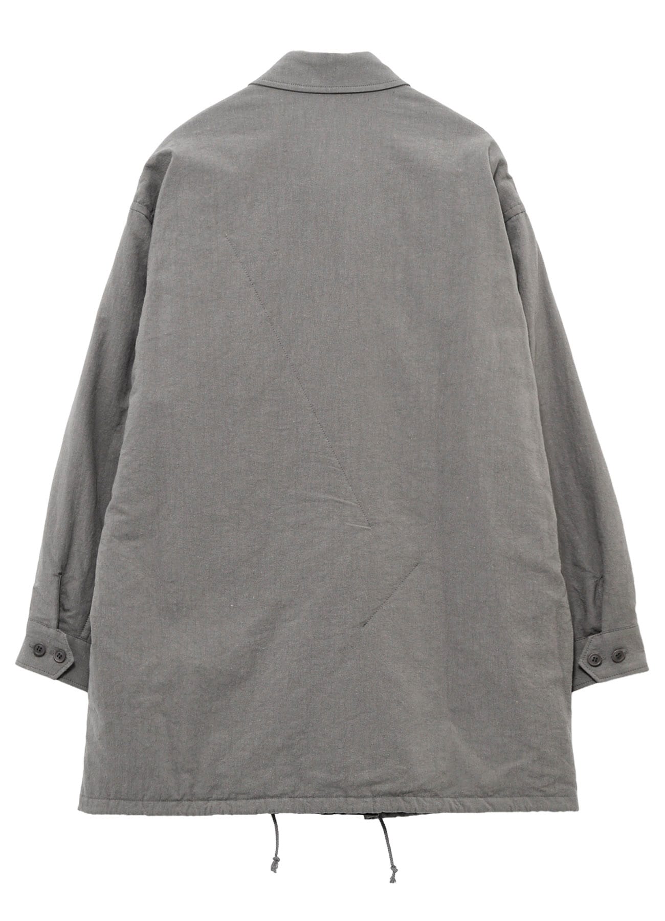 LI/C GREY CANVAS PADDED BLOUSE BLOUSON
