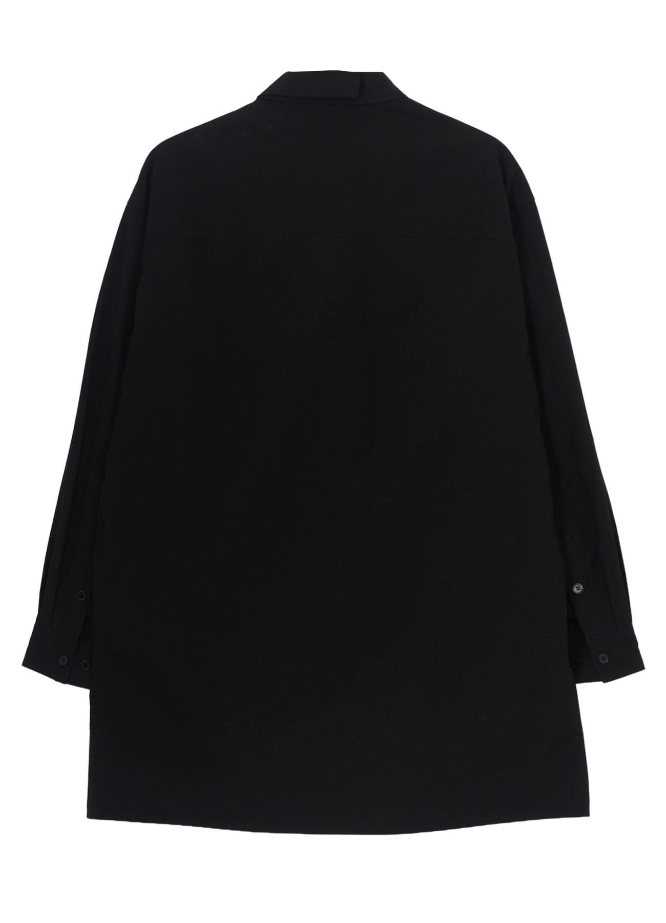 COTTON BROAD 3 FLAP ASYMMETRY BLOUSE