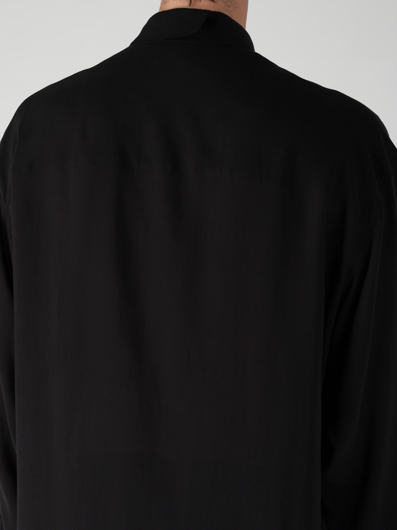 CELLULOSE LAWN 3 FLAP ASYMMETRY BLOUSE