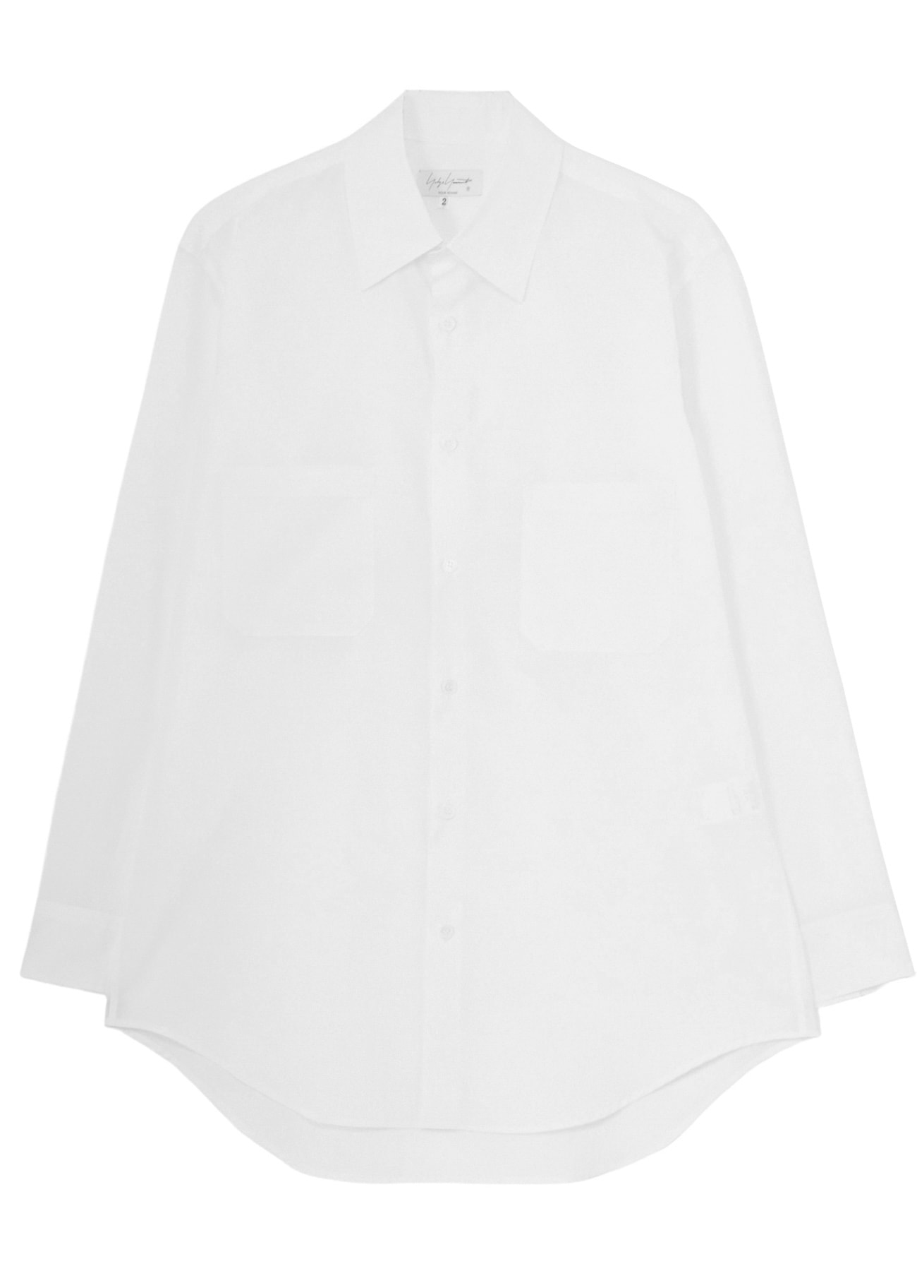 COTTON BROAD DOUBLE POCKET SHIRT
