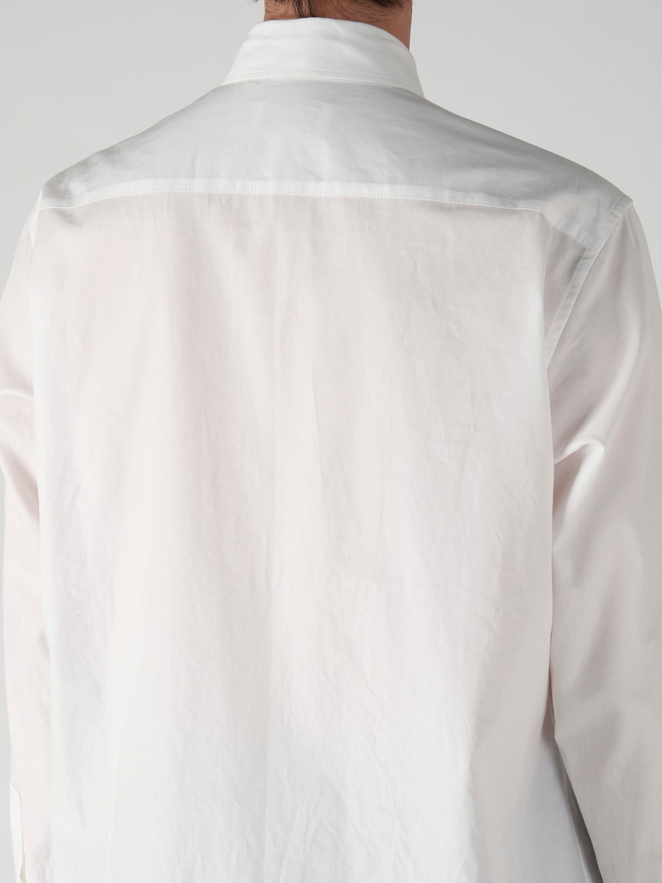 COTTON BROAD DOUBLE POCKET SHIRT