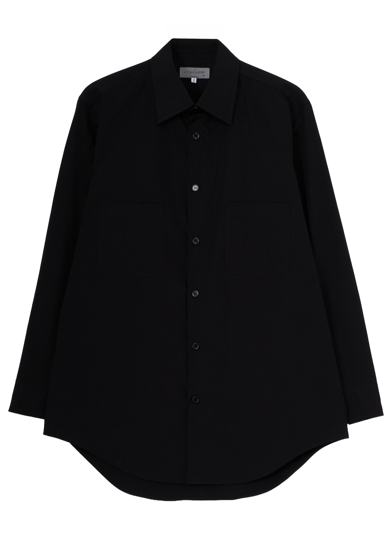 COTTON BROAD DOUBLE POCKET SHIRT
