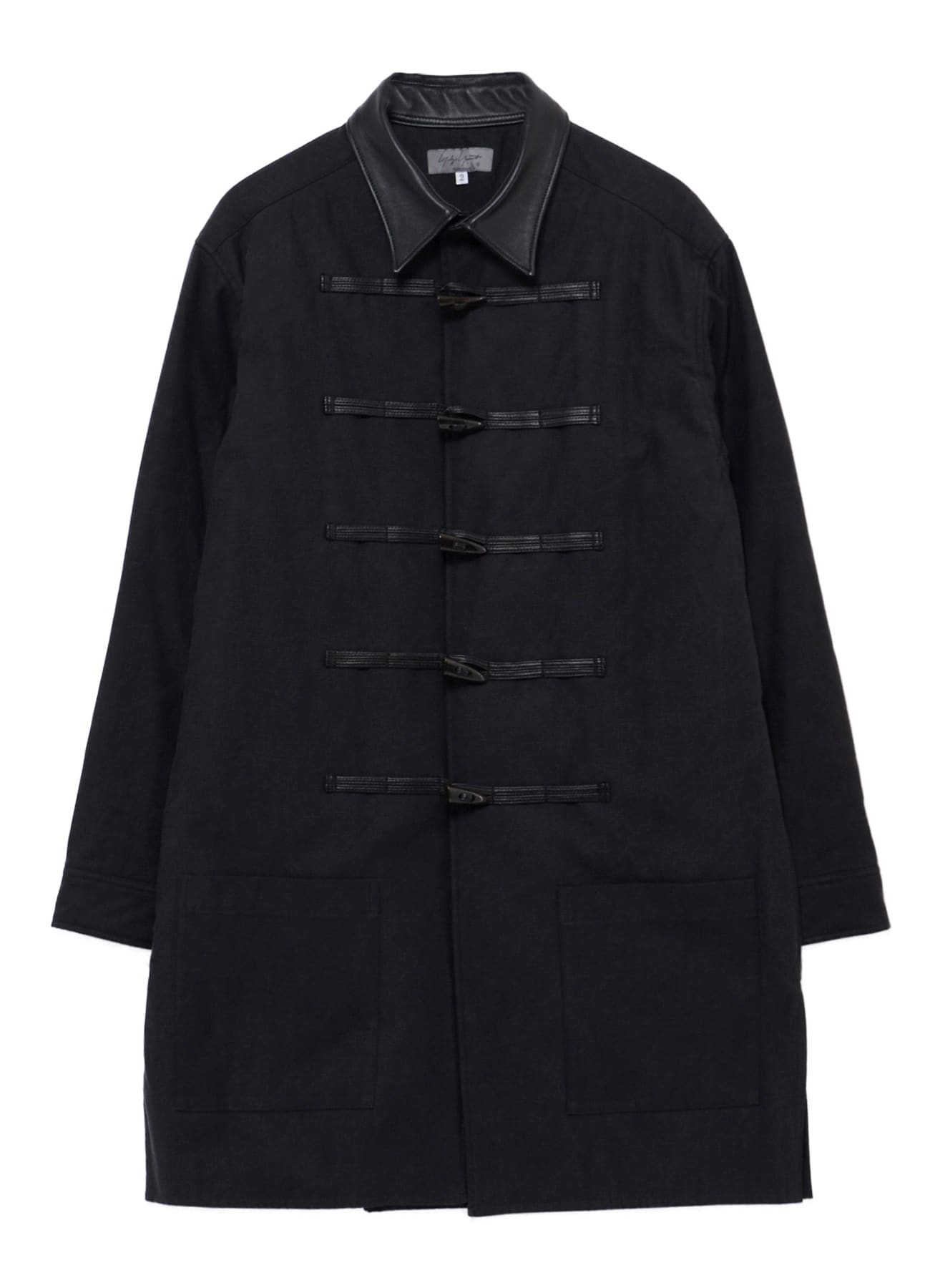 COTTON BACK SATIN PEELING PADDED TOGGLE BUTTON COAT