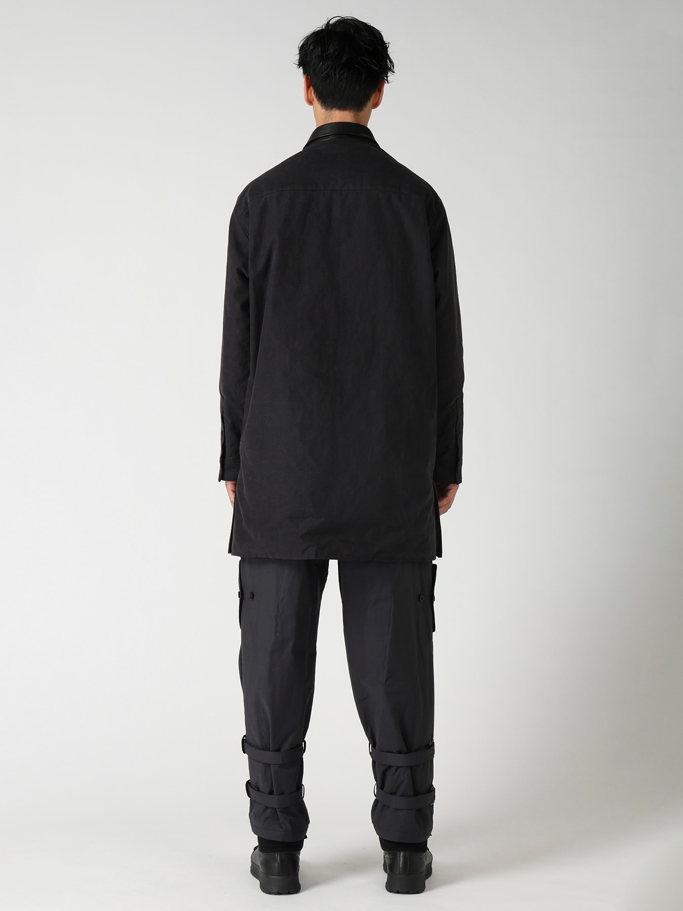 COTTON BACK SATIN PEELING PADDED TOGGLE BUTTON COAT