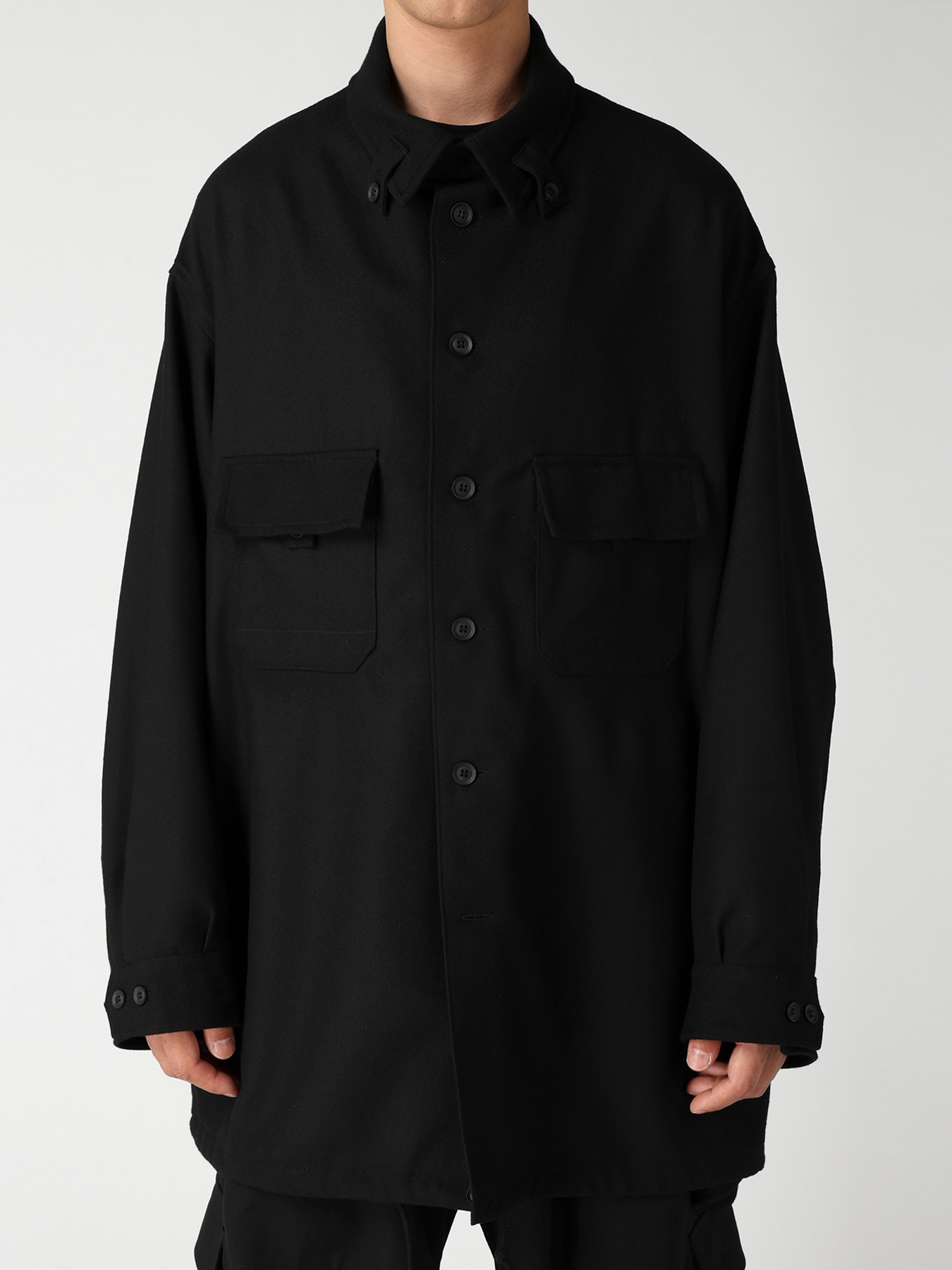 SERGE MILLED PADDED BLOUSON SHIRT