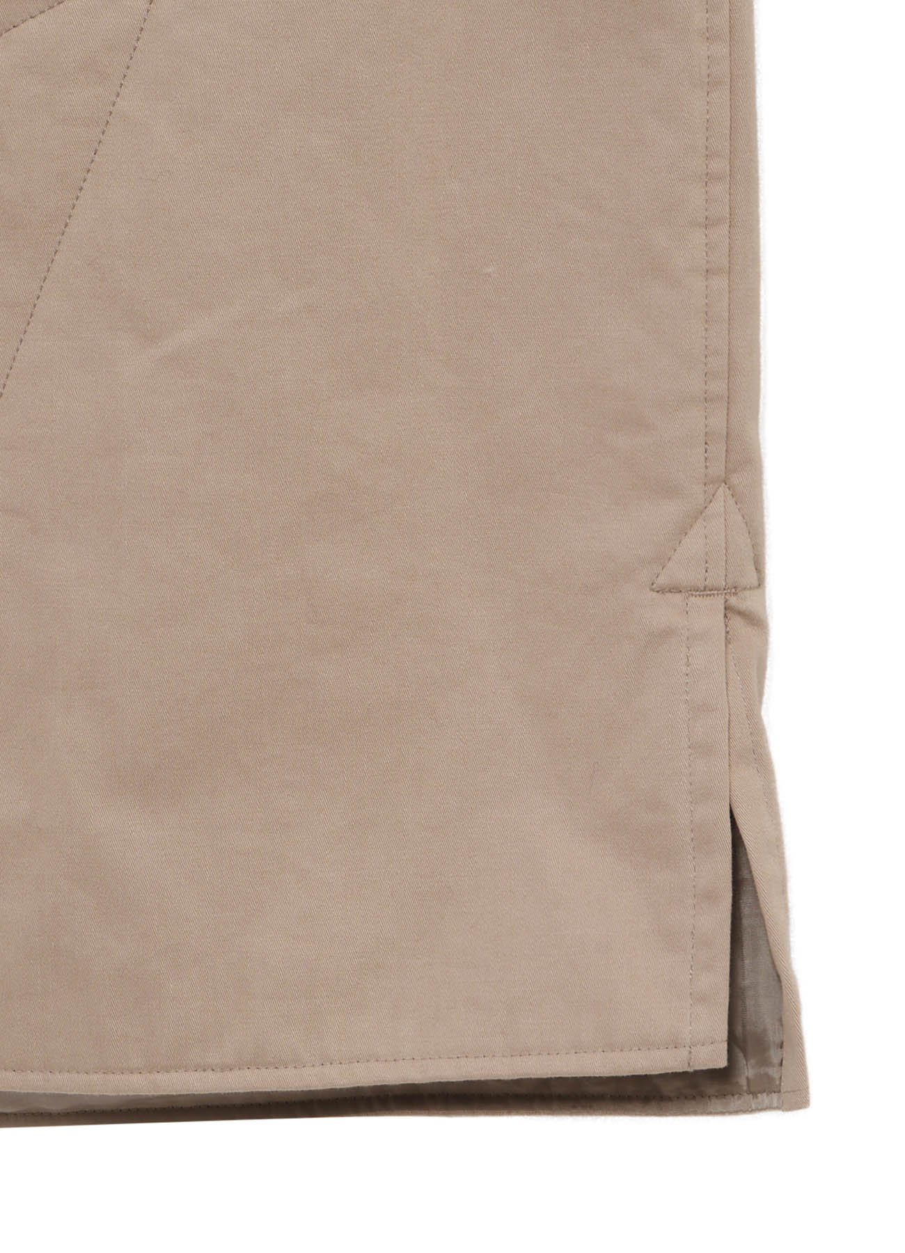 MILITARY BACK SATIN PADDED PANEL COLLAR BELT BLOUSE