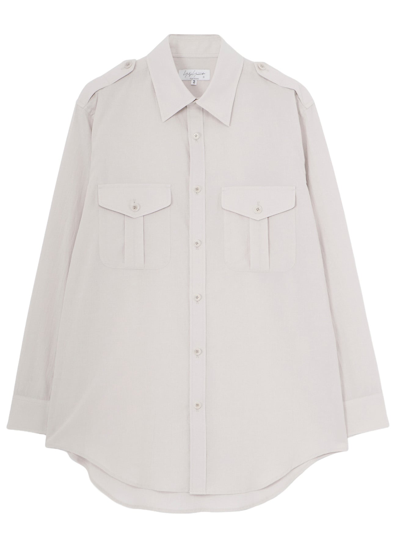WRINKLE LAWN MILITALLY SHIRT
