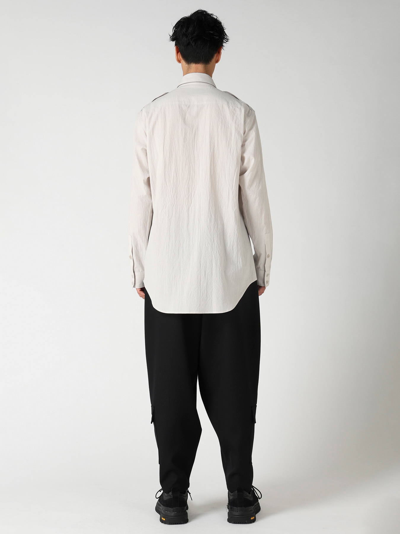 WRINKLE LAWN MILITALLY SHIRT