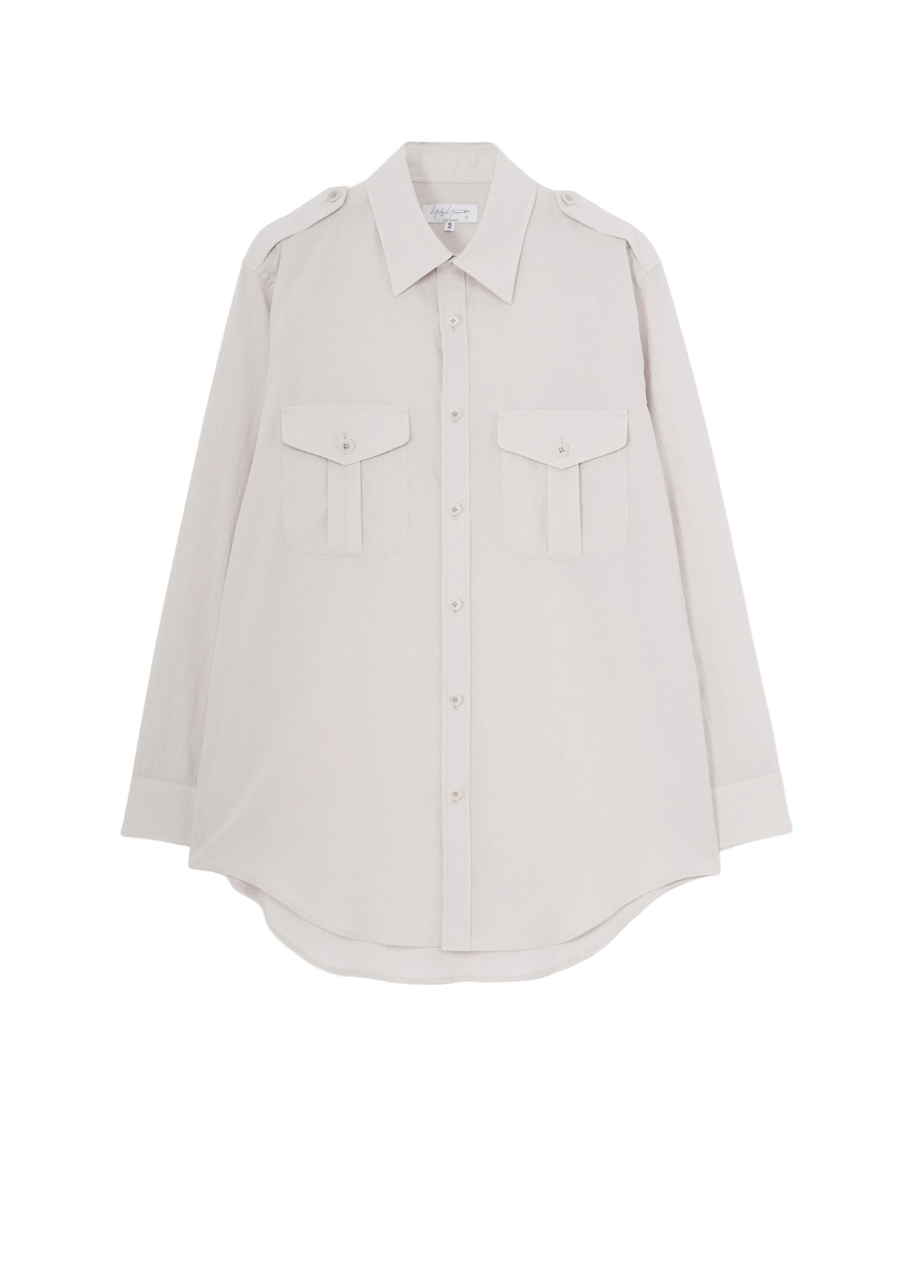 WRINKLE LAWN MILITALLY SHIRT