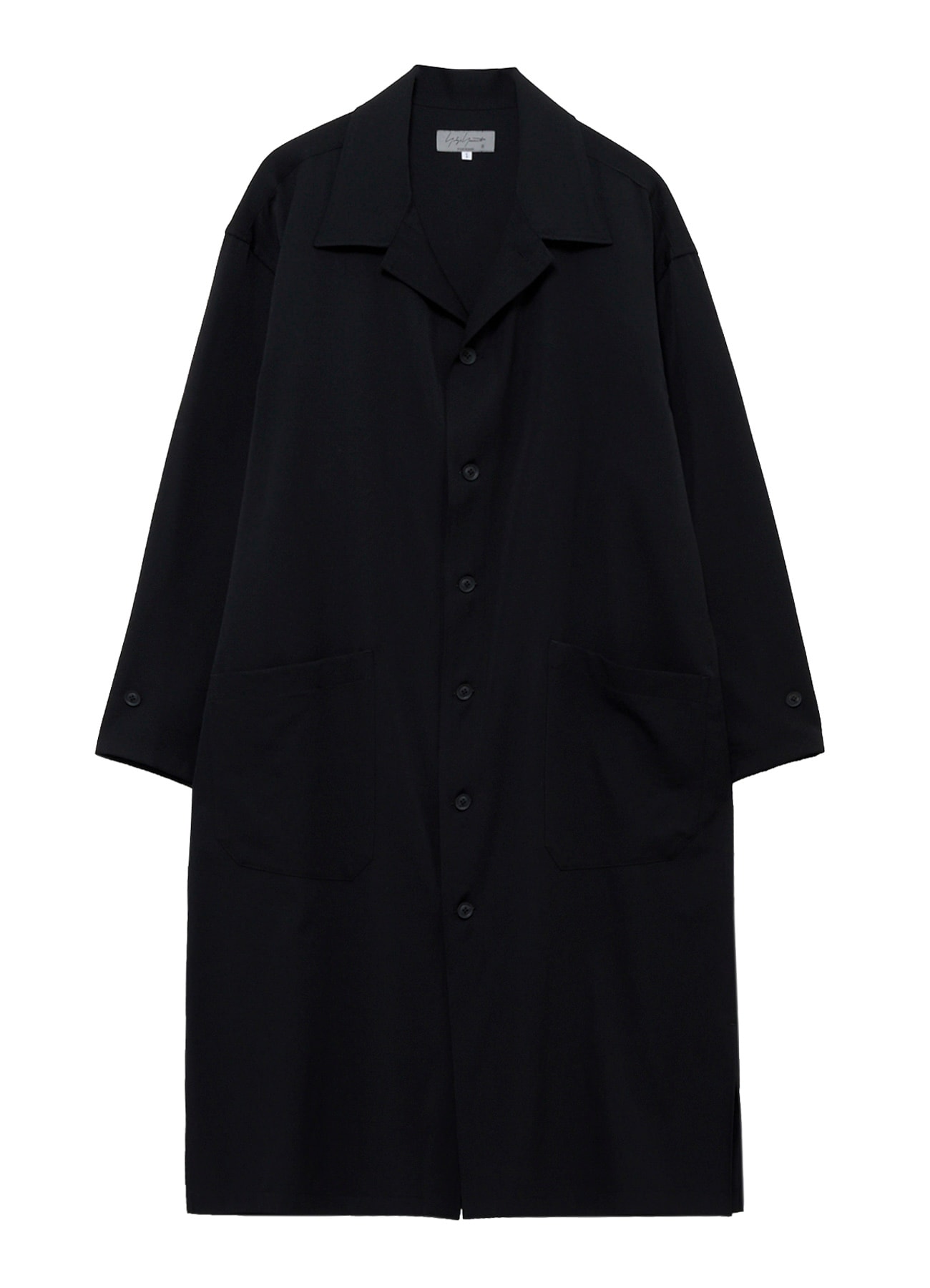 WOOL GABARDINE LONG SHIRT
