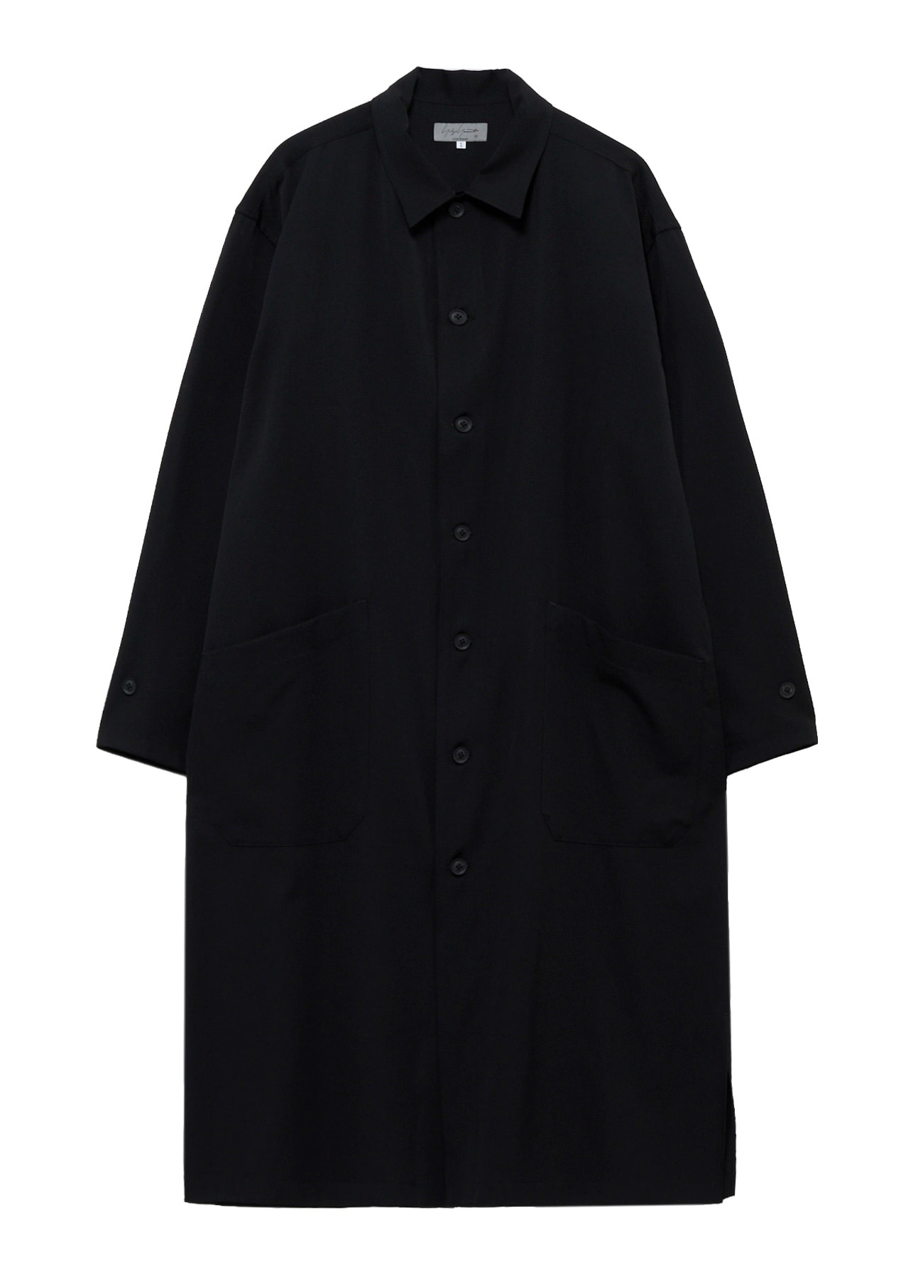WOOL GABARDINE LONG SHIRT