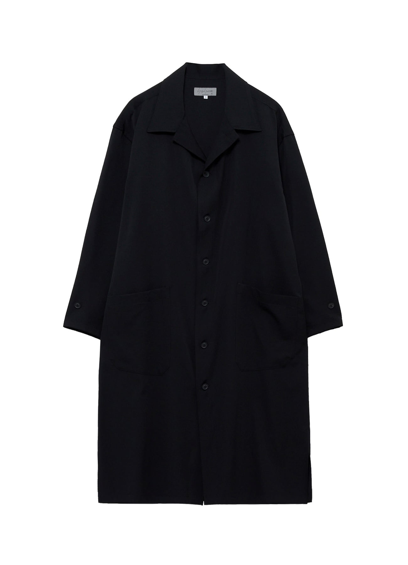 WOOL GABARDINE LONG SHIRT