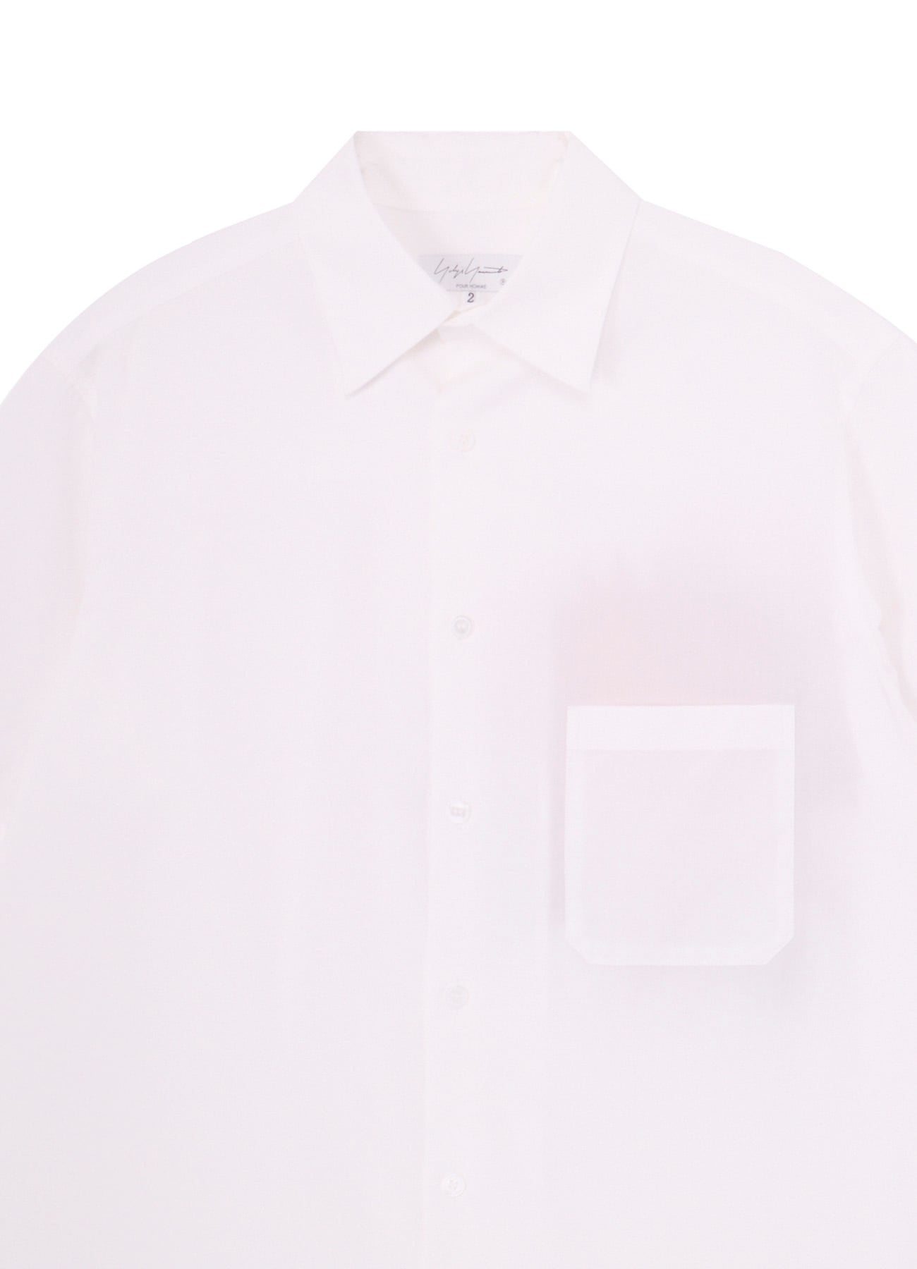 ORANGE DAHLIA EMBROIDERY BIG SHIRT