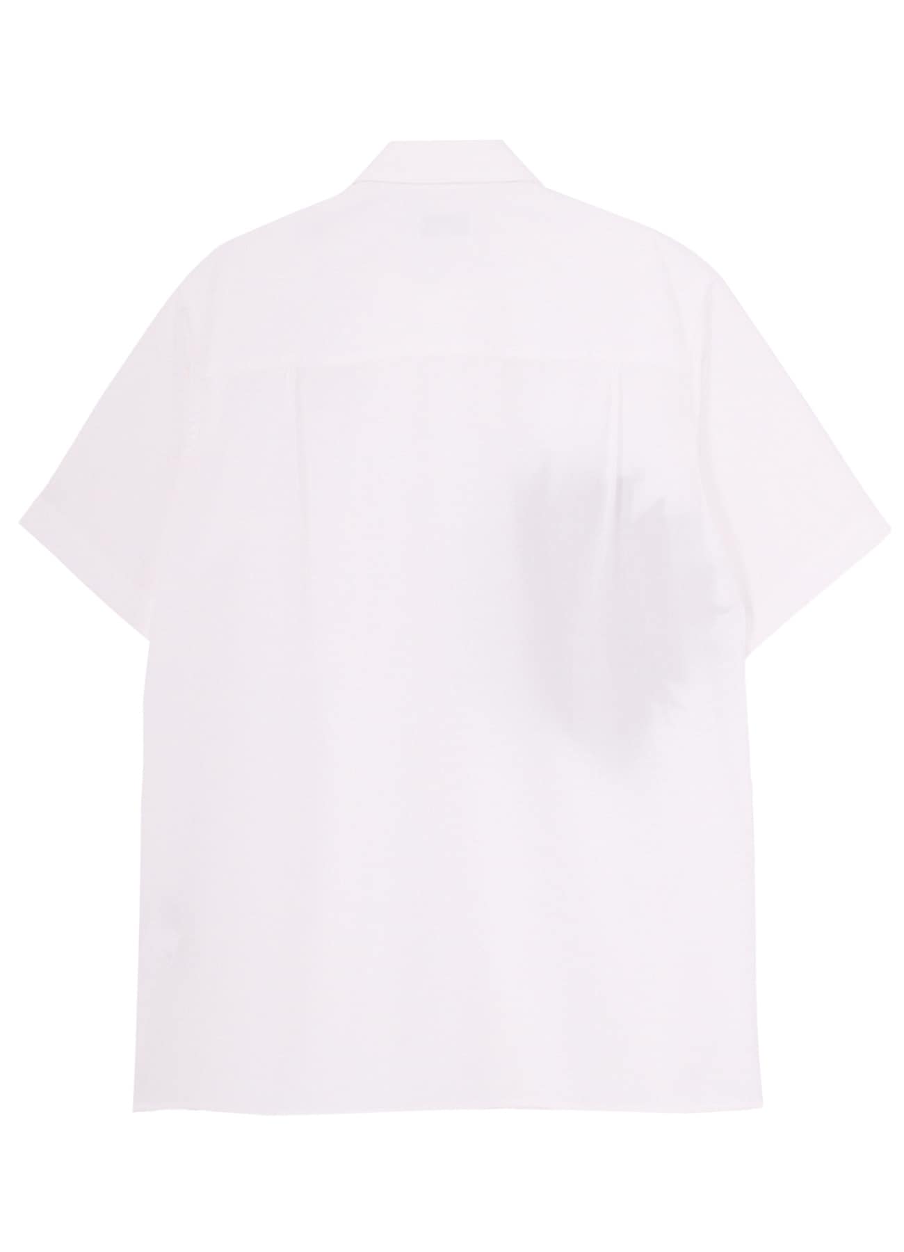 PURPLE DAHLIA EMBROIDERY DOUBLE COLLAR SHIRT