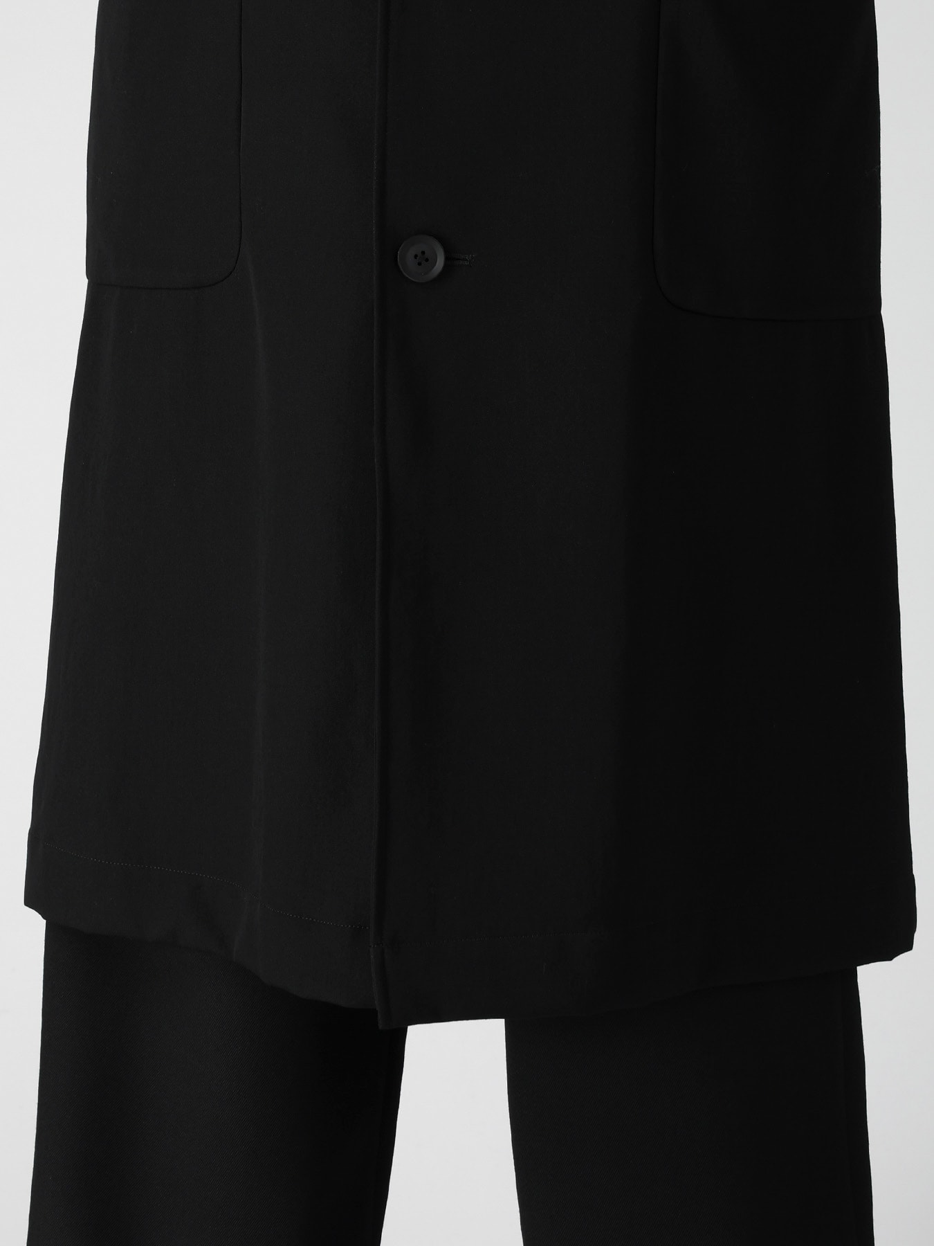 RE GABARDINE SINGLE HOODED COAT