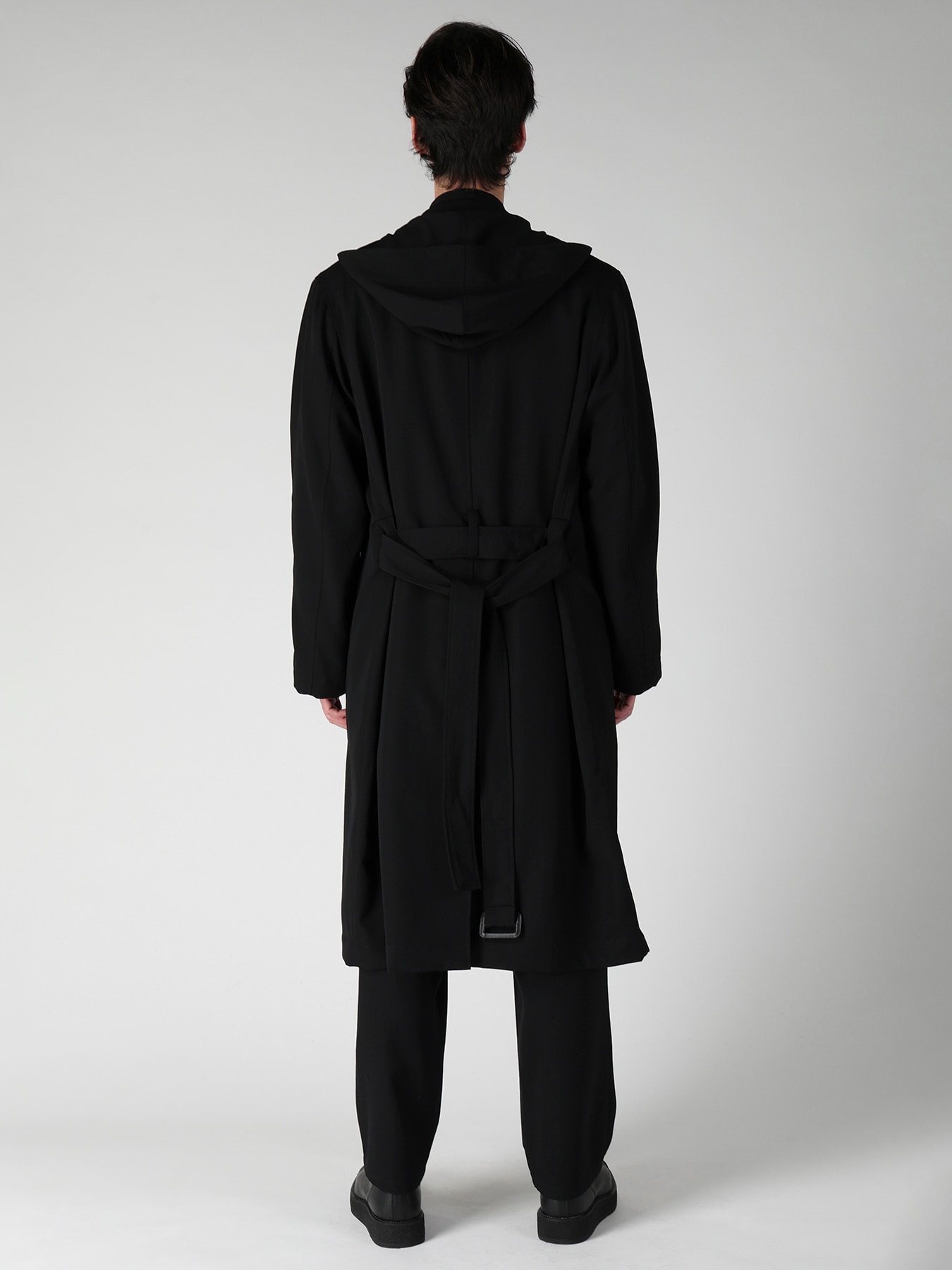 RE GABARDINE SINGLE HOODED COAT