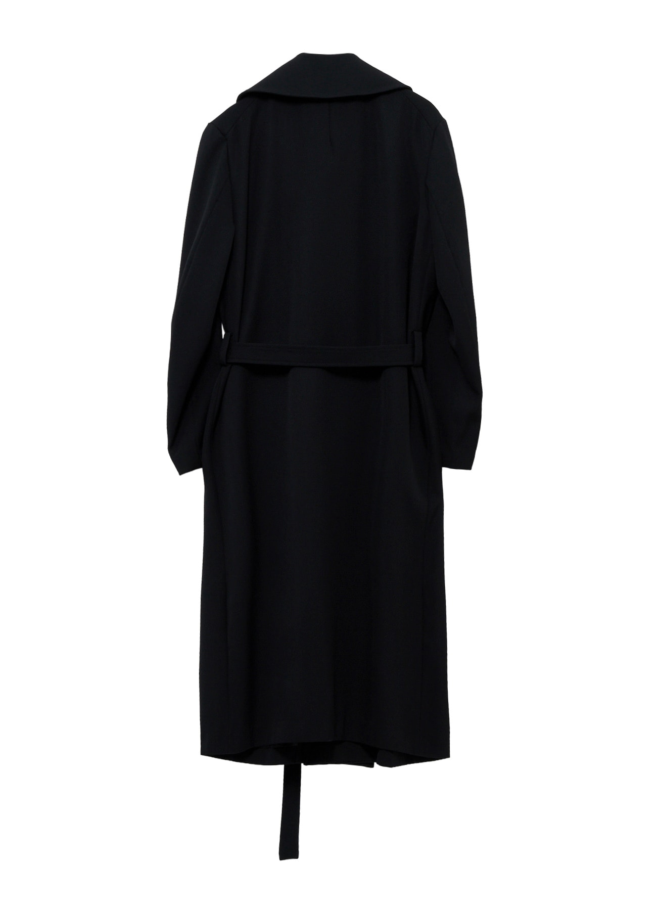 ARMY GABARDINE ROUND COLLAR COAT