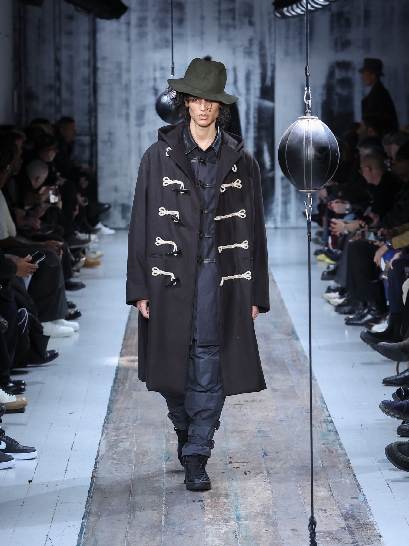 FLANNEL TOGGLE DUFFLE COAT