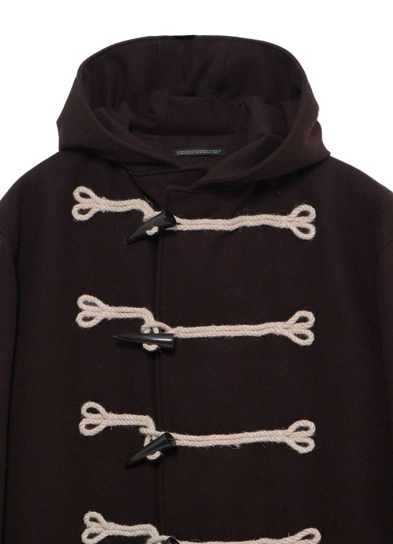 FLANNEL TOGGLE DUFFLE COAT