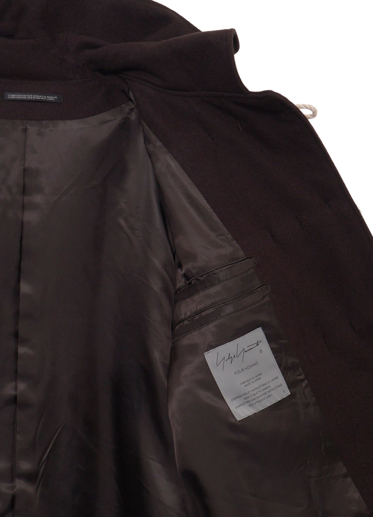 FLANNEL TOGGLE DUFFLE COAT