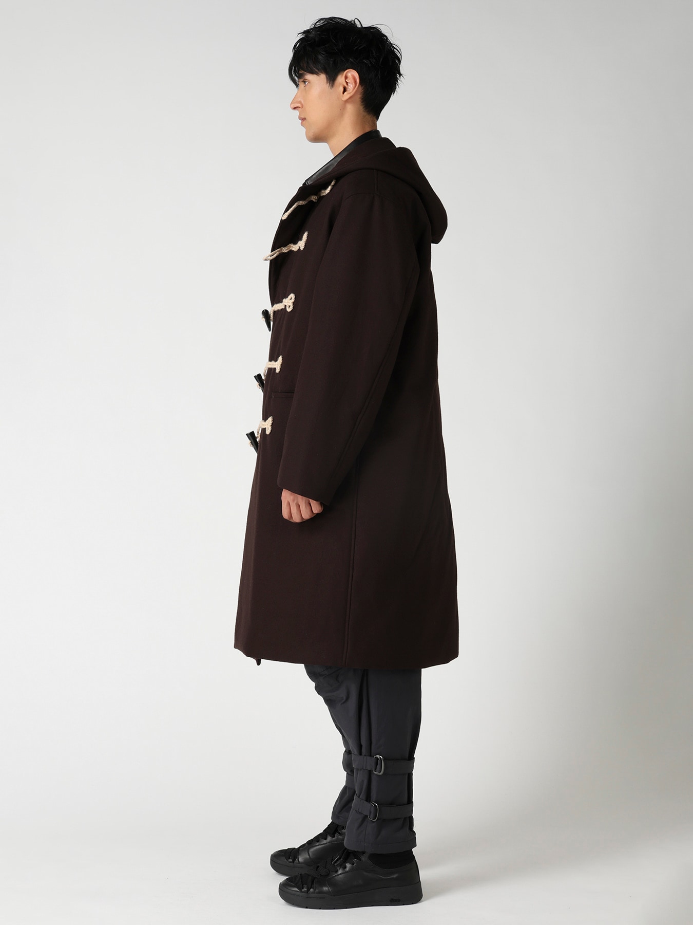 FLANNEL TOGGLE DUFFLE COAT