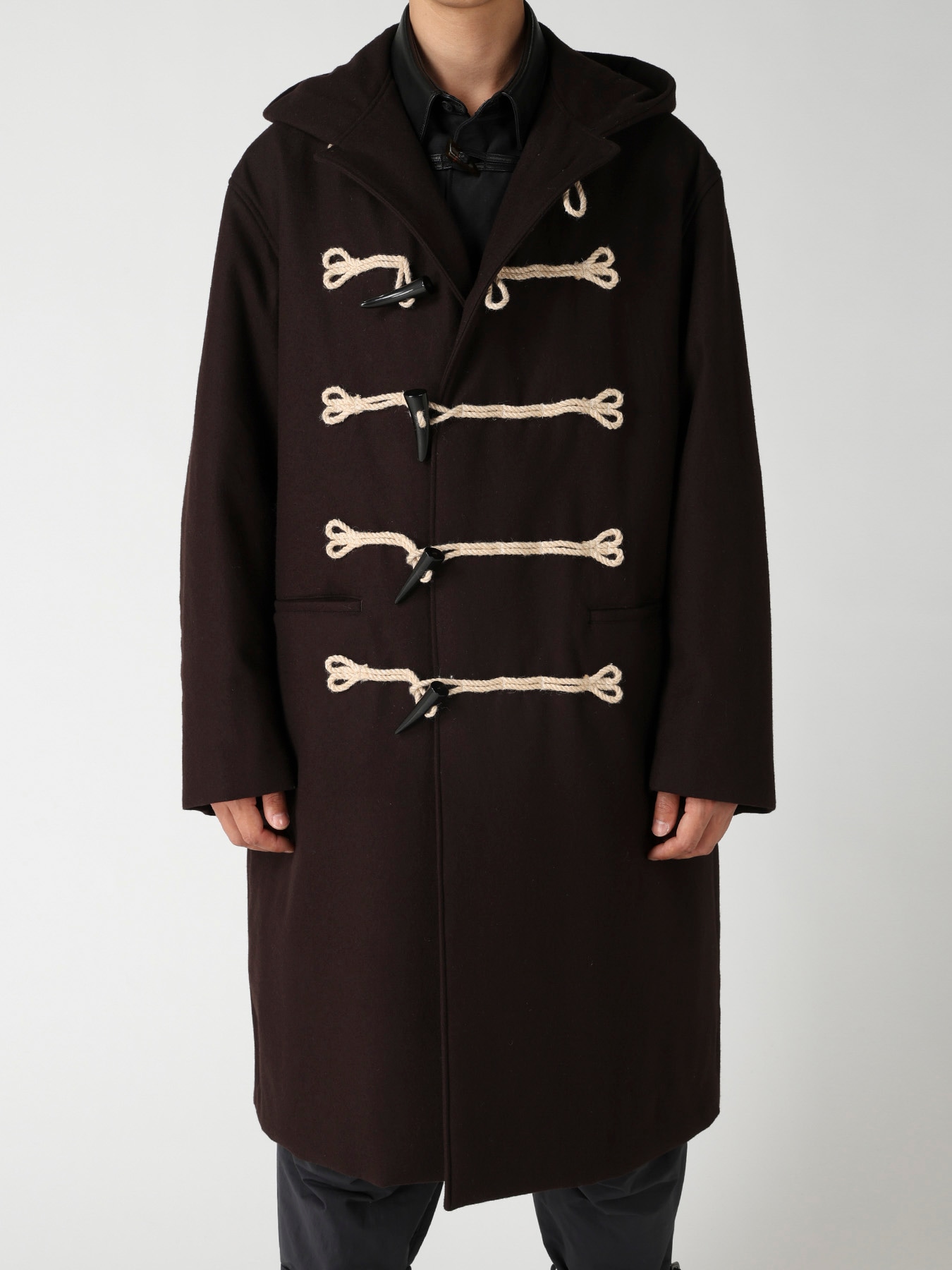 FLANNEL TOGGLE DUFFLE COAT