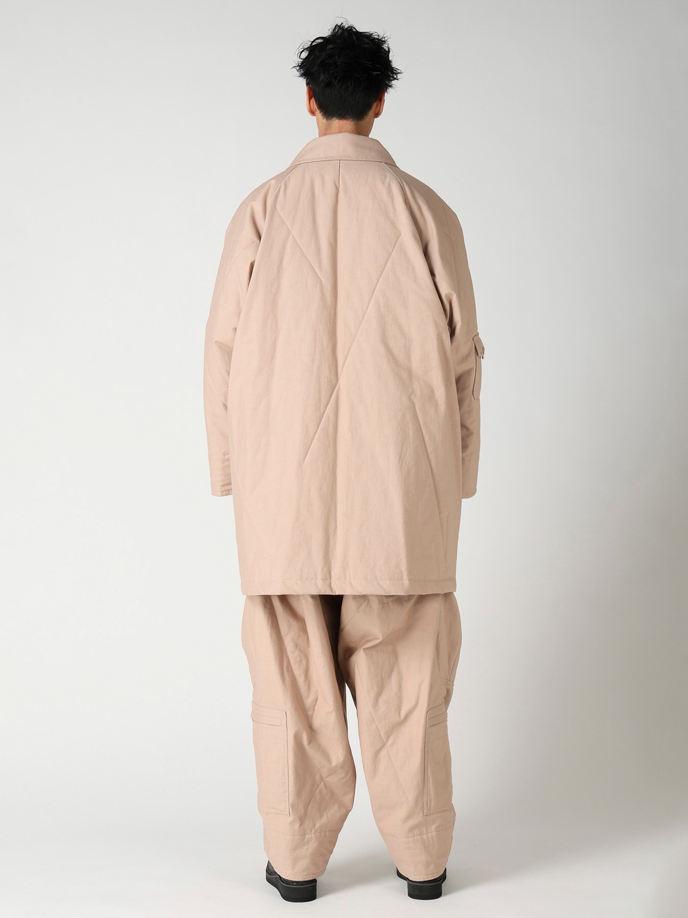 MILITARY BACK SATIN PADDED ST RAGLAN COAT