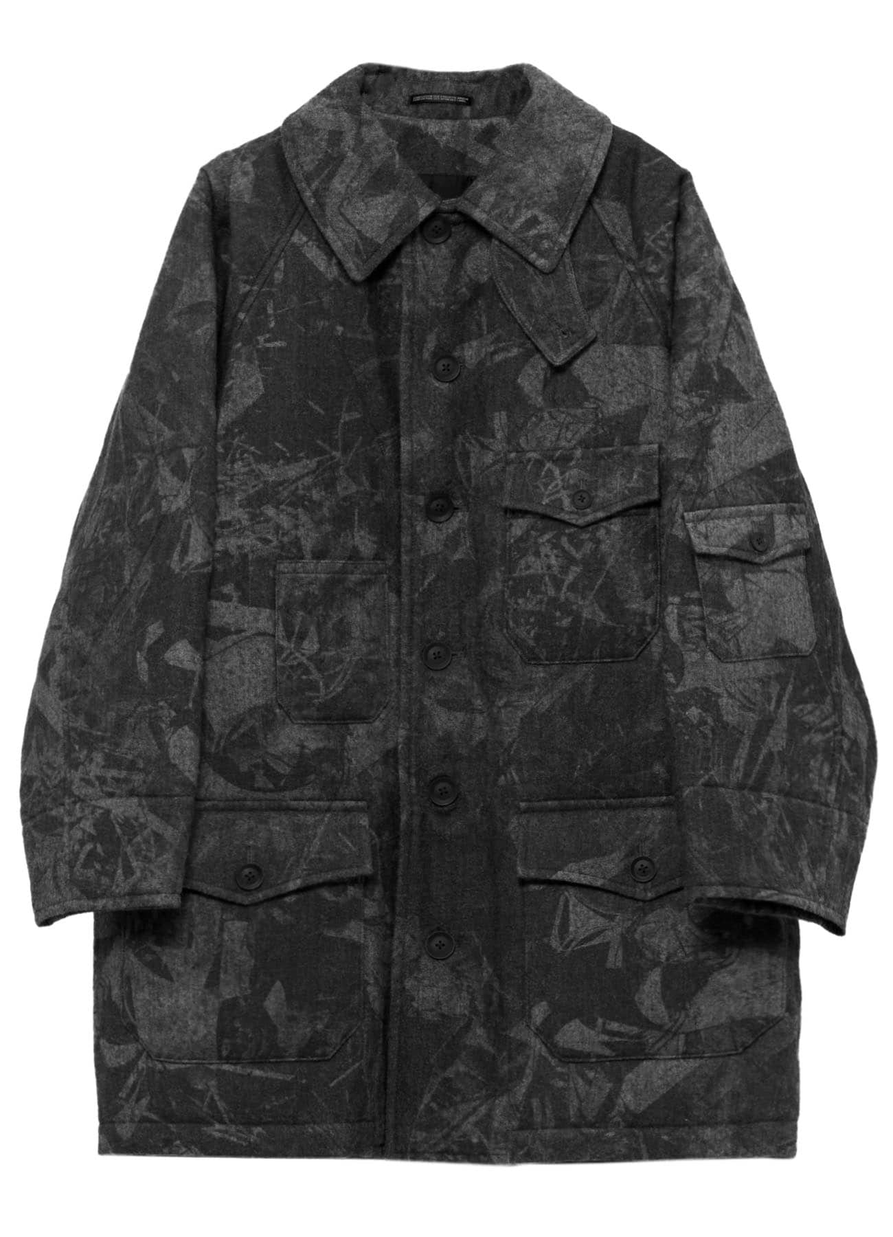 SCRAP3 MONOCHROME SCRAP PRINTED COAT
