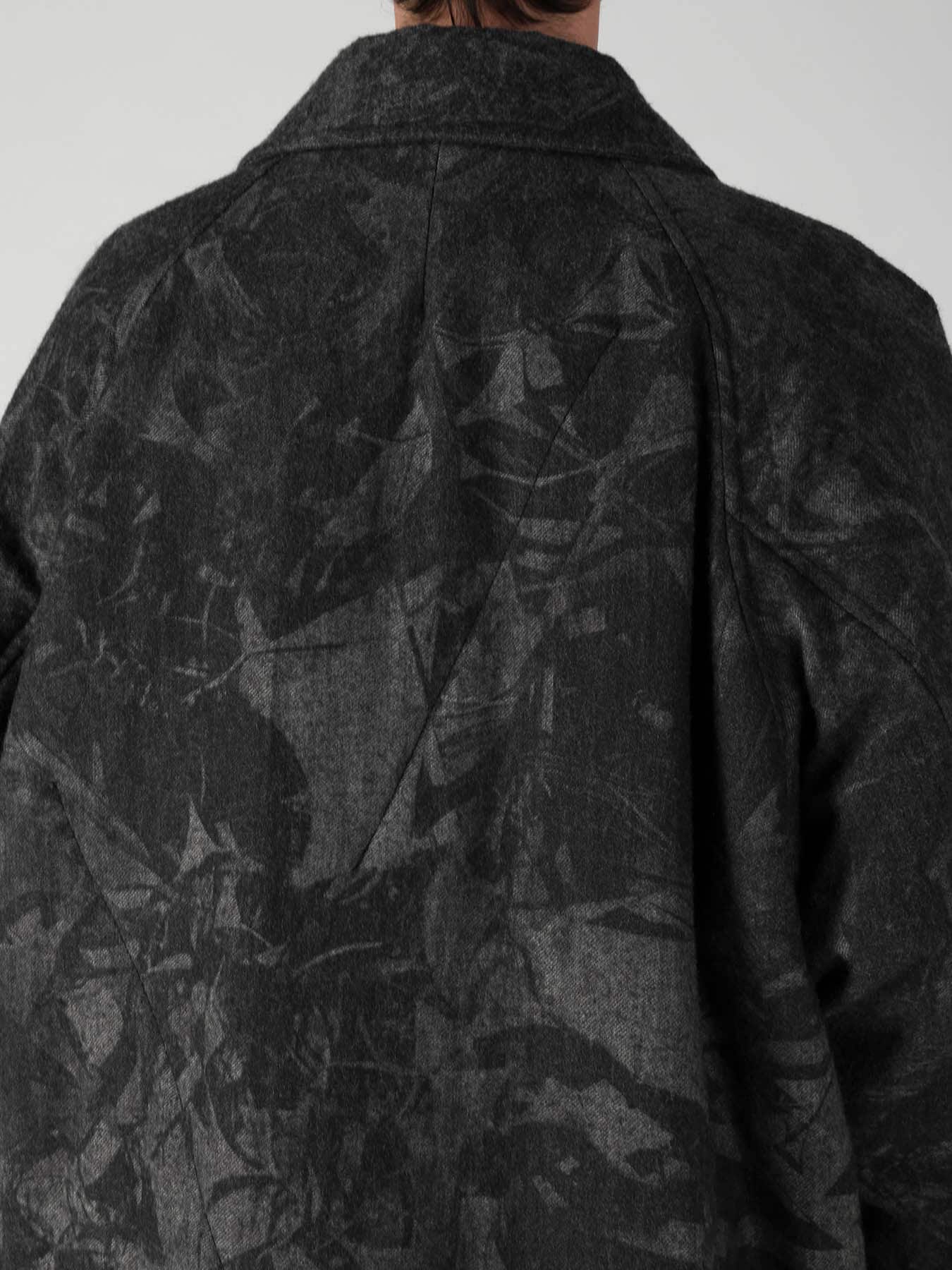 SCRAP3 MONOCHROME SCRAP PRINTED COAT