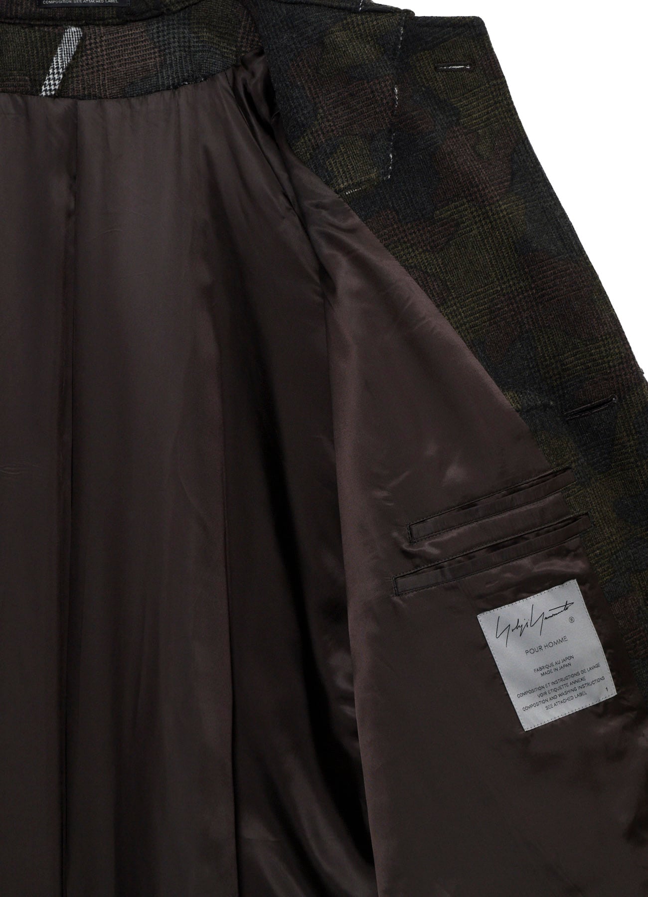 PATCHWORK ARMY CAMOUFLAGE RAGLAN COAT
