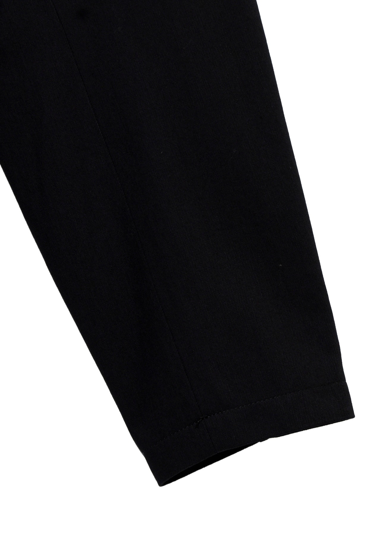 11OZ BLACK DENIM STAND COLLAR COAT