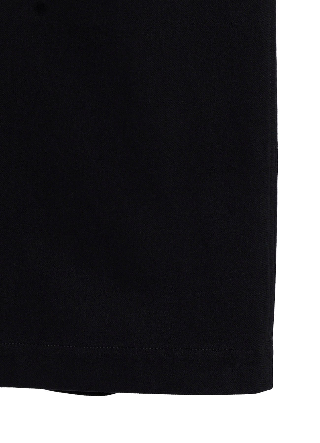 11OZ BLACK DENIM STAND COLLAR COAT