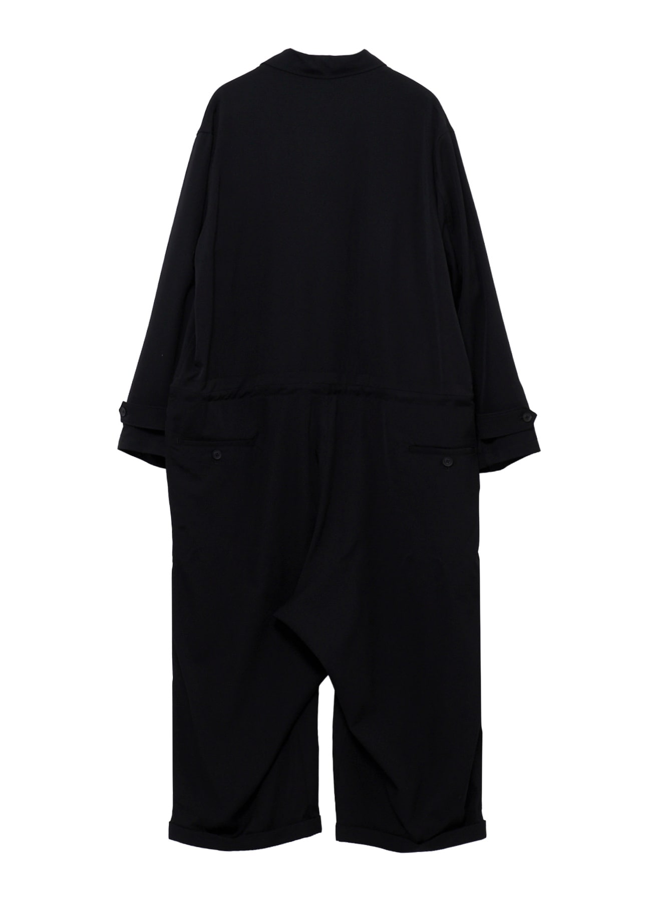 WOOL GABARDINE BUTTON OVERALL
