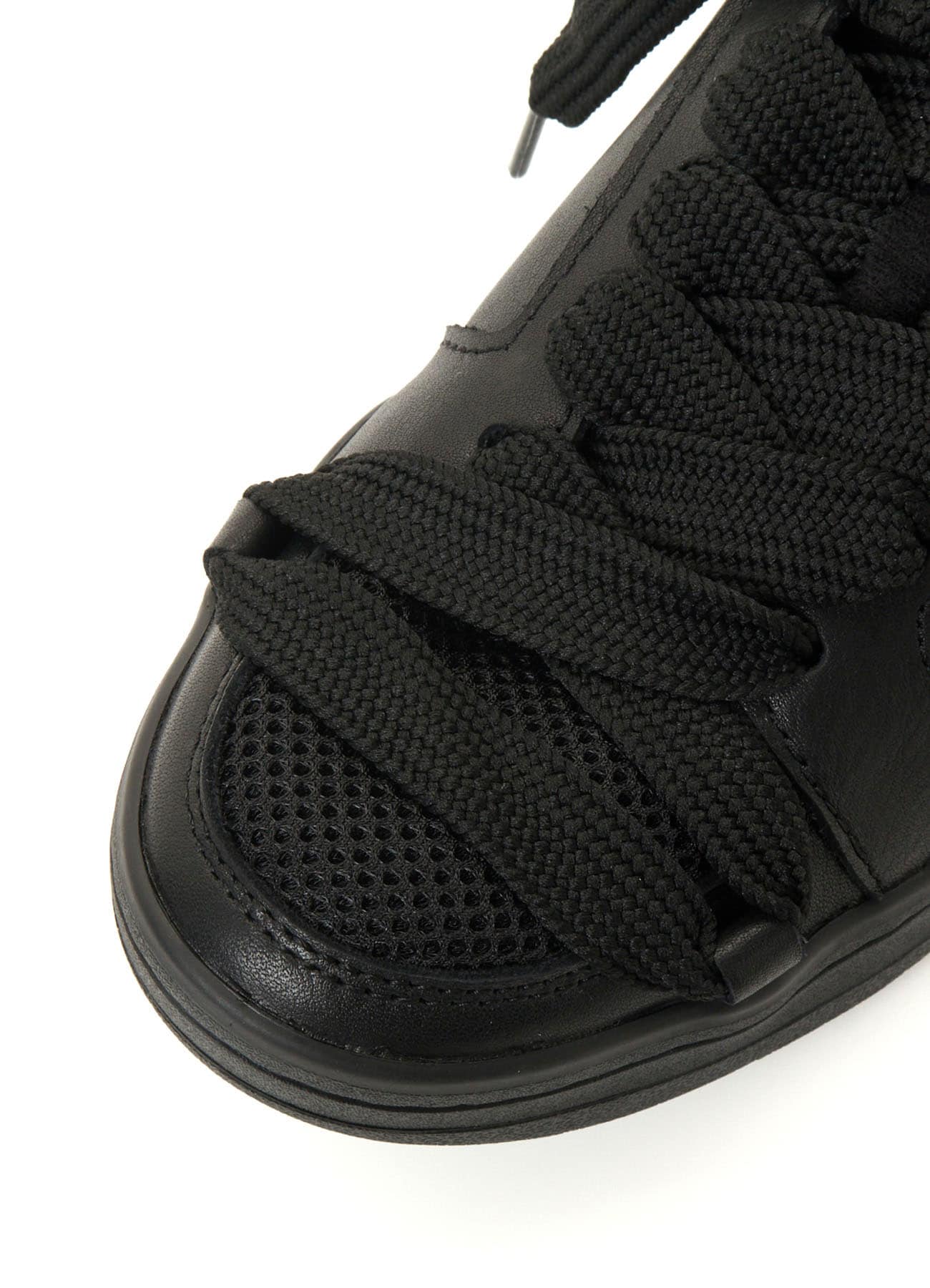 SOFT OIL PE MESH MID-TOP SNEAKERS