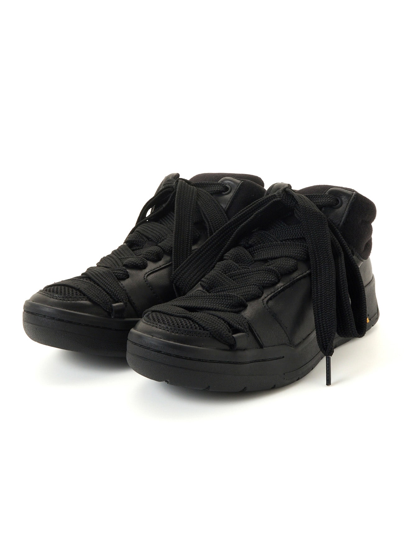 SOFT OIL PE MESH MID-TOP SNEAKERS