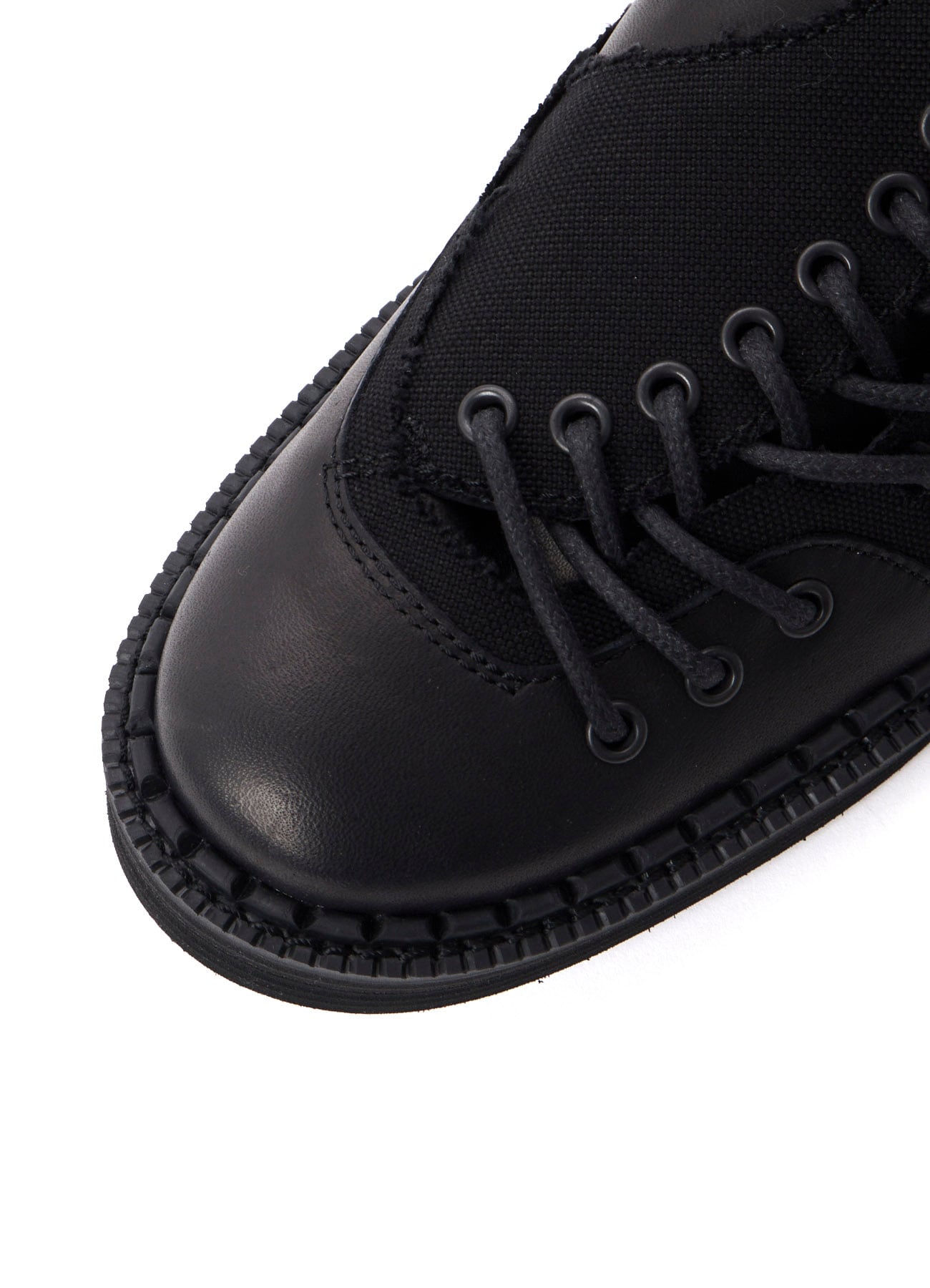 C CANVAS HORSE SIDE LACE-UP SHOES