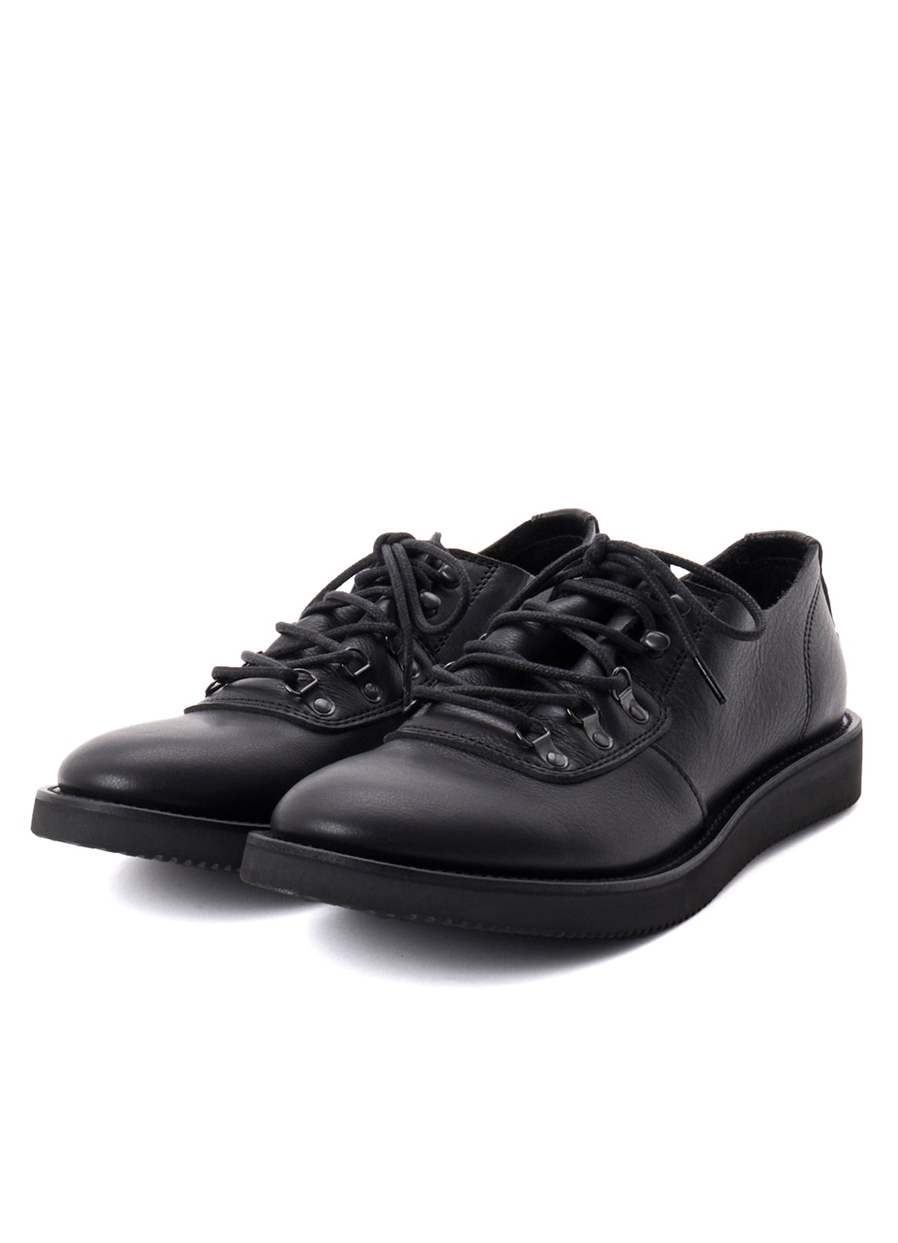 LEATHER SOFT SMOOTH TREKKING LOW SHOES