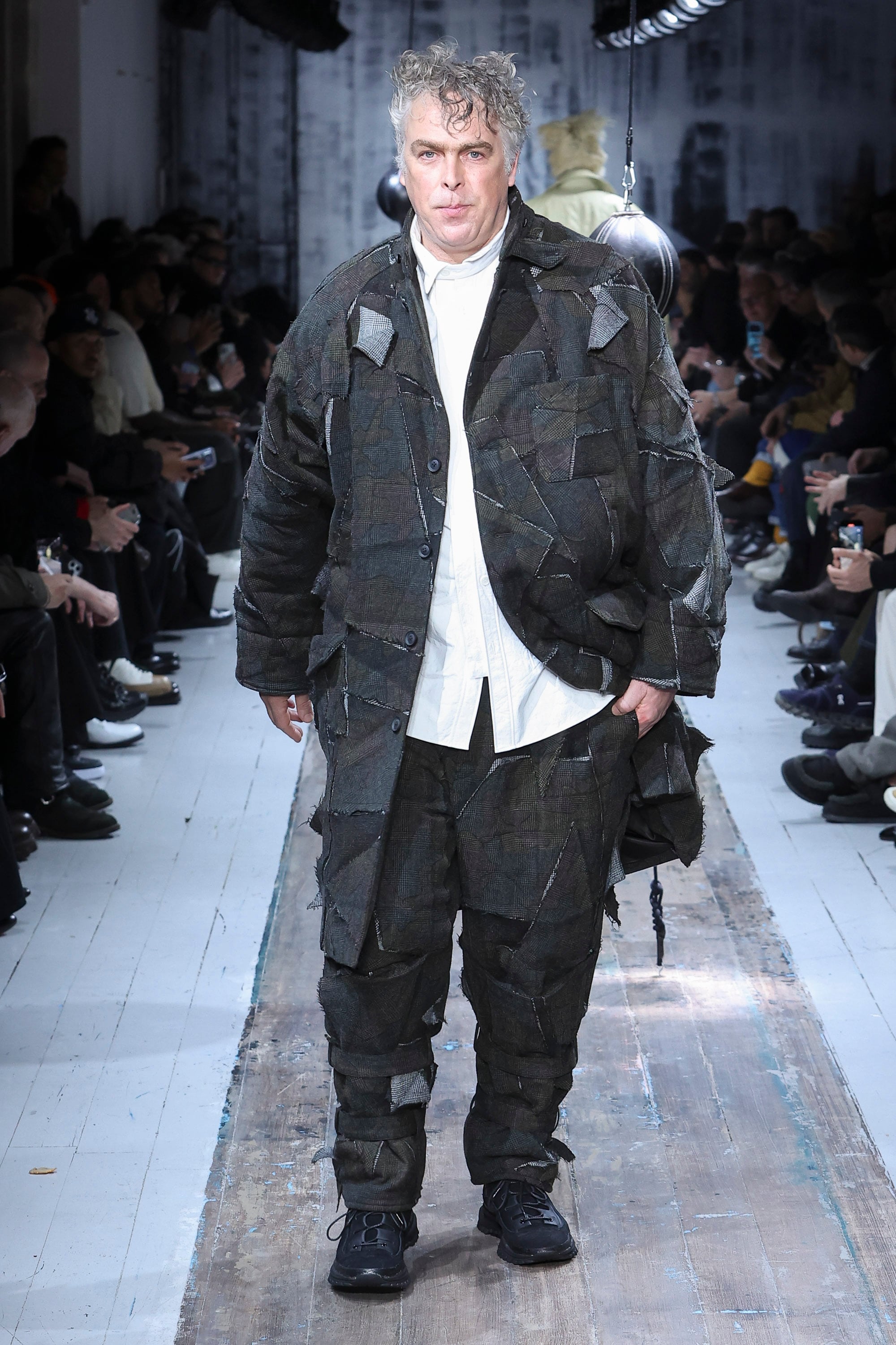VELOUR MAT SMOOTH GHILLIE SHOES
