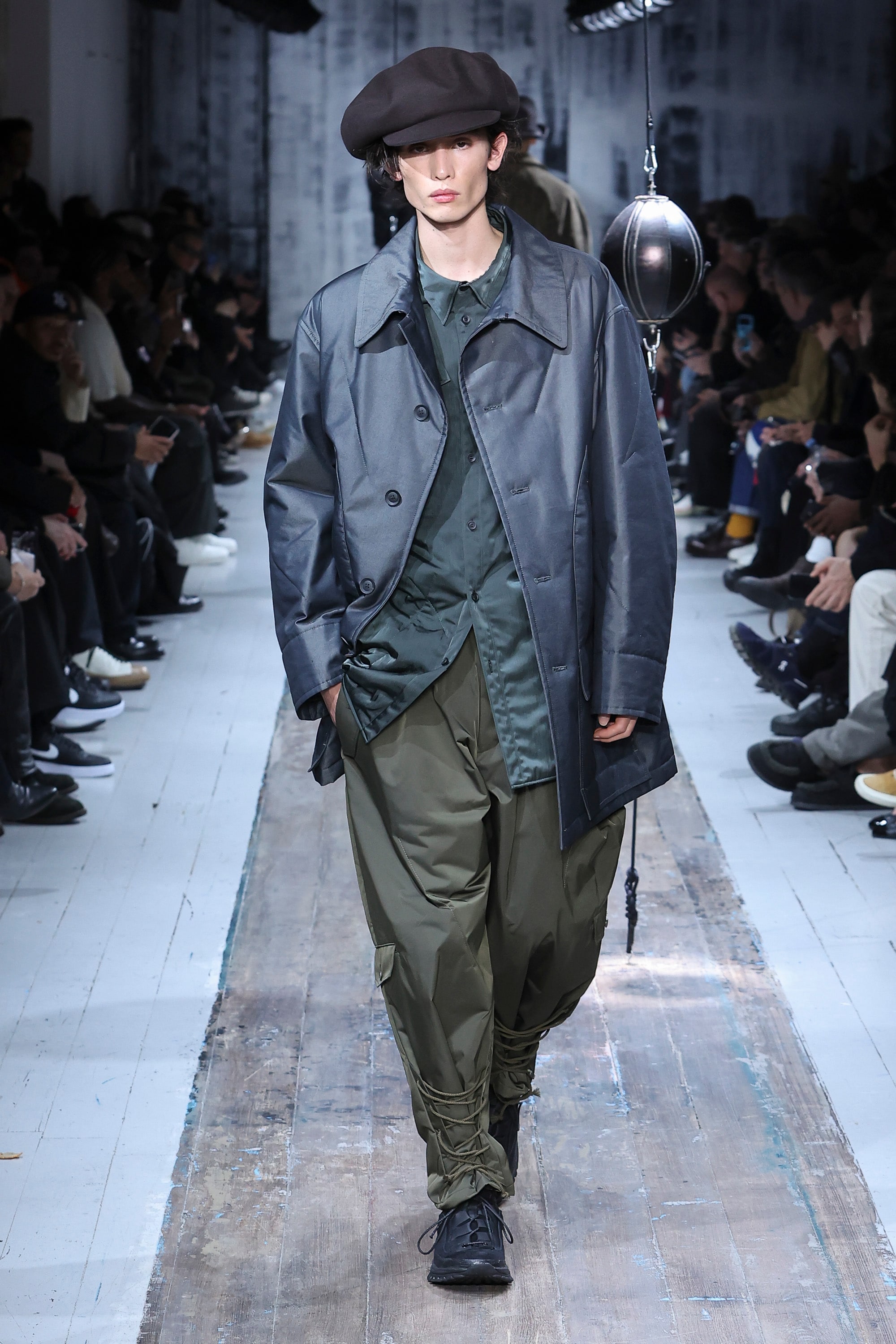 VELOUR MAT SMOOTH GHILLIE SHOES