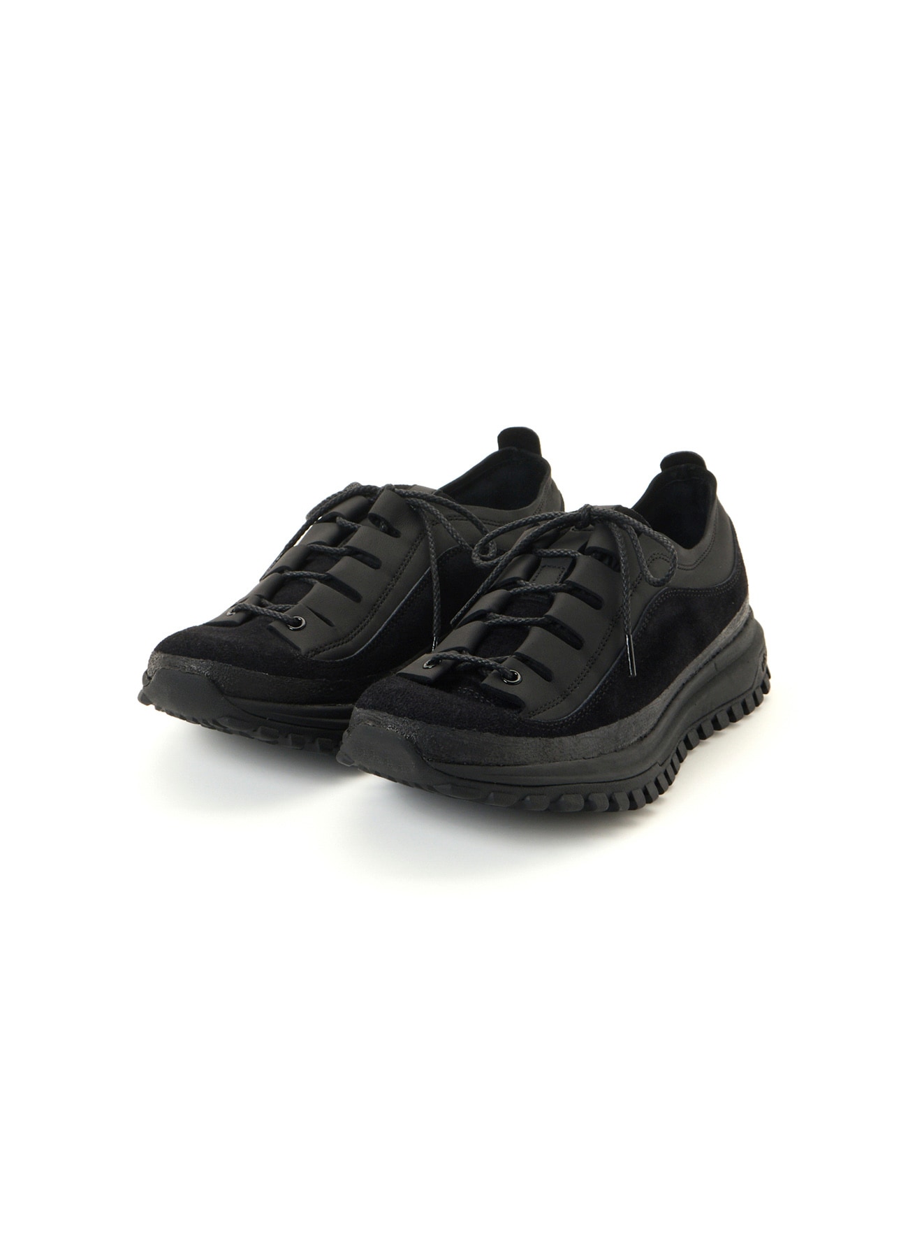 VELOUR MAT SMOOTH GHILLIE SHOES