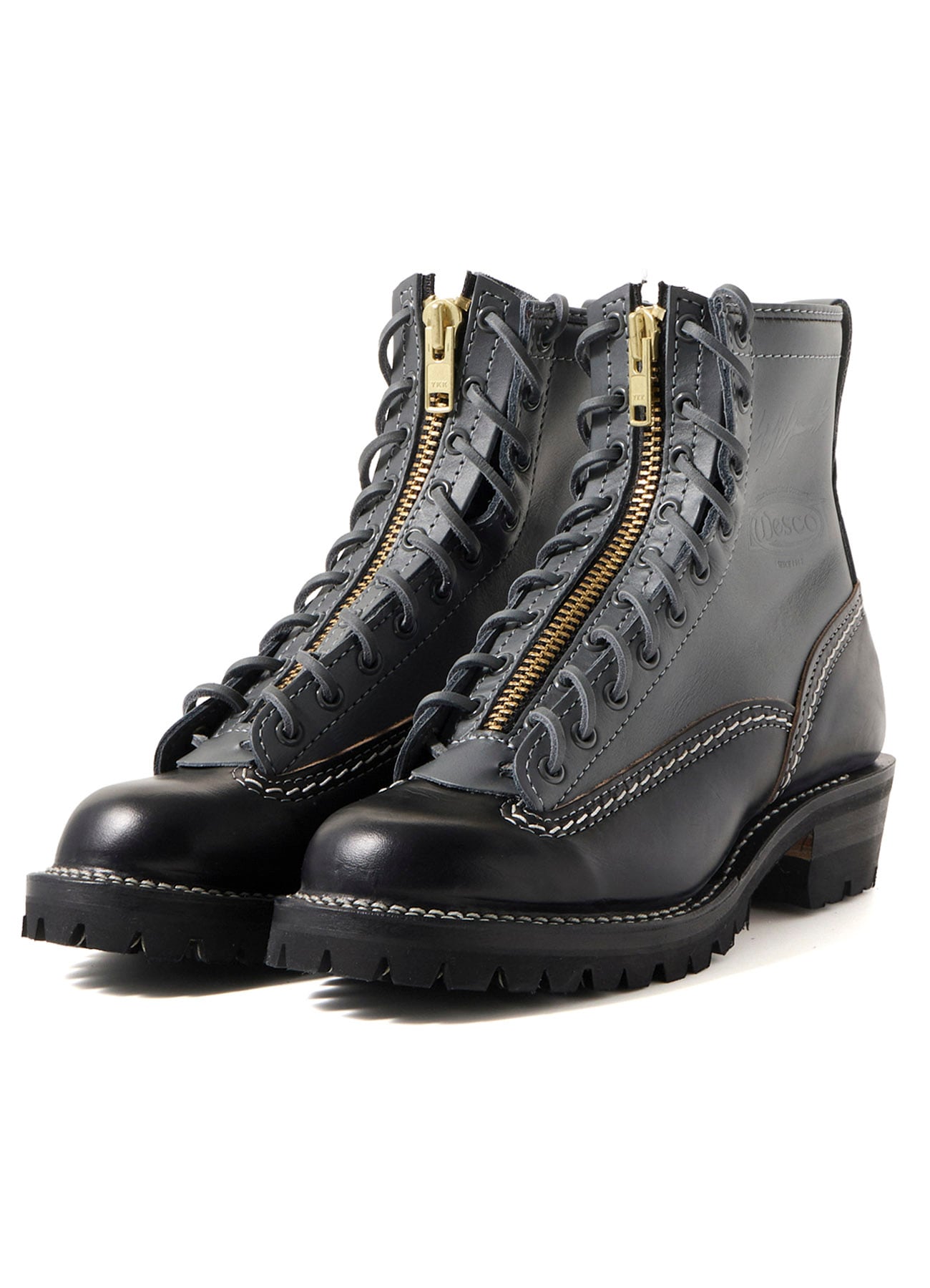 ヨウセコ Yohji Yamamoto POUR HOMME × WESCO THE BOSS(26 White x Black