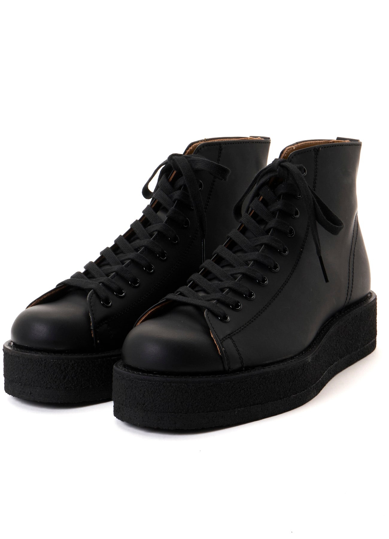 MAT GLASS LEATHER DEMI BOOTS