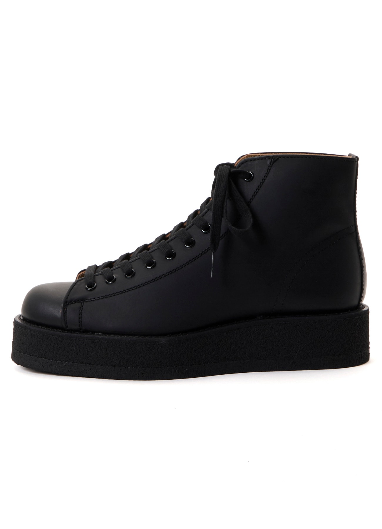 MAT GLASS LEATHER DEMI BOOTS