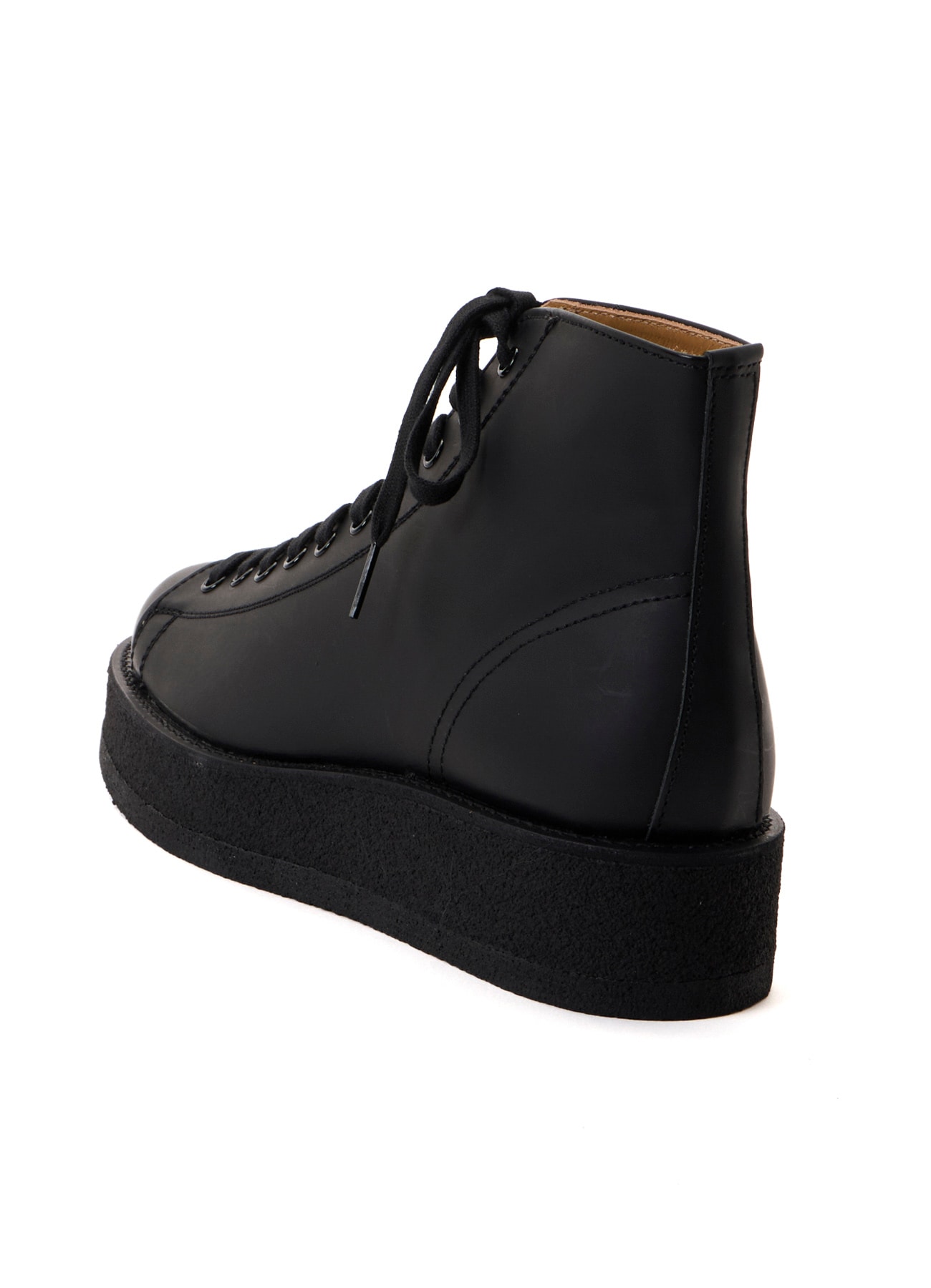 MAT GLASS LEATHER DEMI BOOTS