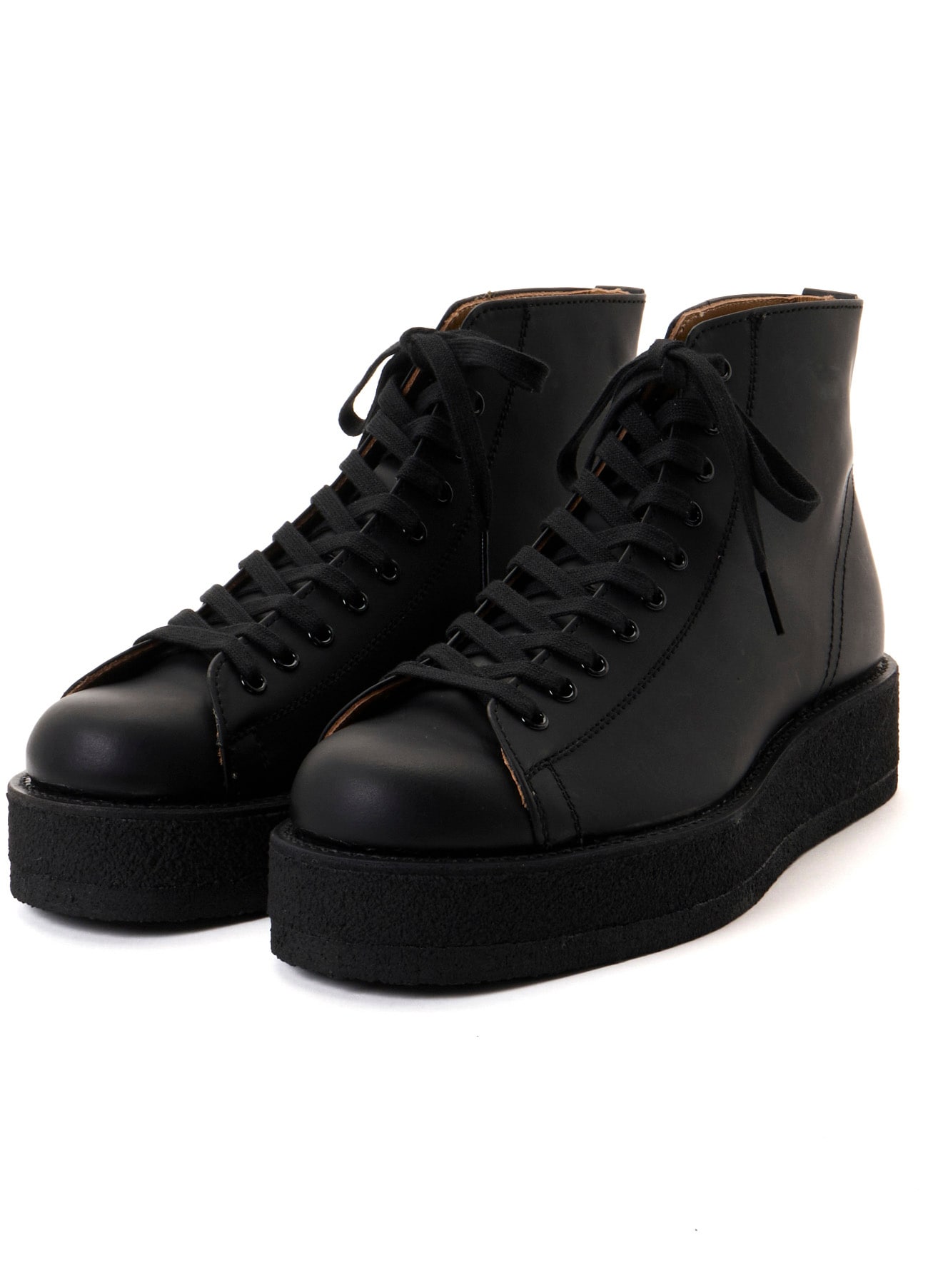 MAT GLASS LEATHER DEMI BOOTS