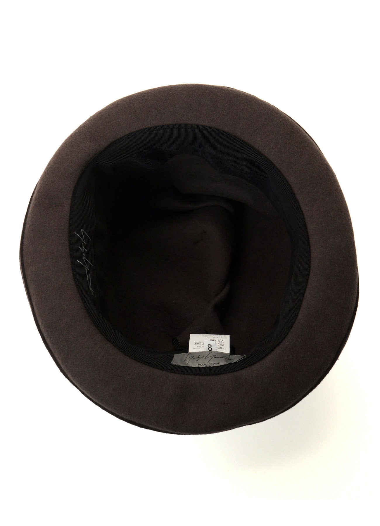 WOOL HAT BODY B ROLLED CROWN