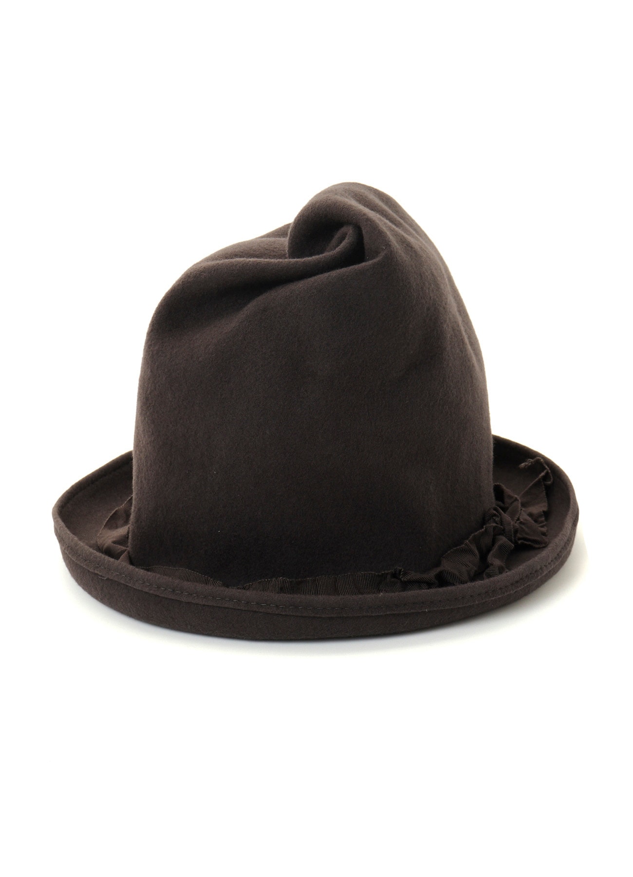 WOOL HAT BODY B ROLLED CROWN