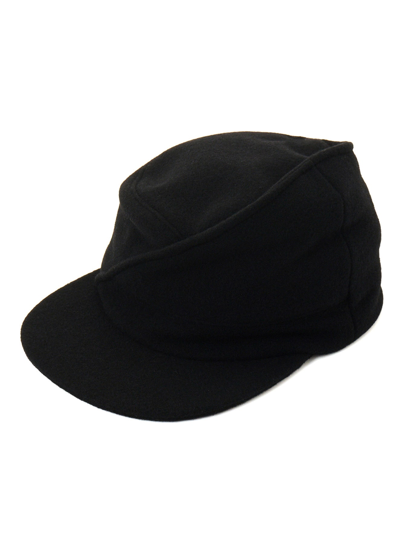 WOOL MOSSER MILITARY CAP(M Black): Yohji Yamamoto POUR HOMME｜THE
