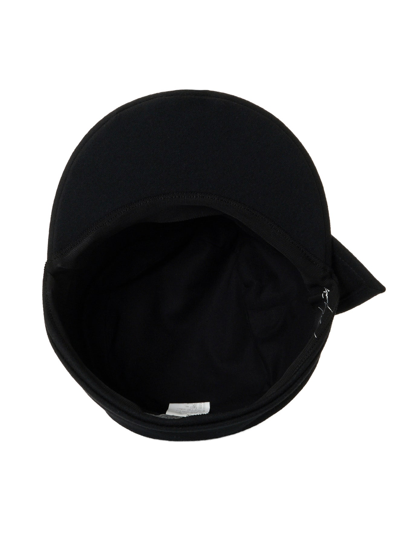 YOHJI YAMAMOTO HOMME 04AW ハンチング帽 ヨウジヤマモト WOOL FLANNEL WORK CAP(M Black): Yohji Yamamoto POUR HOMME｜THE