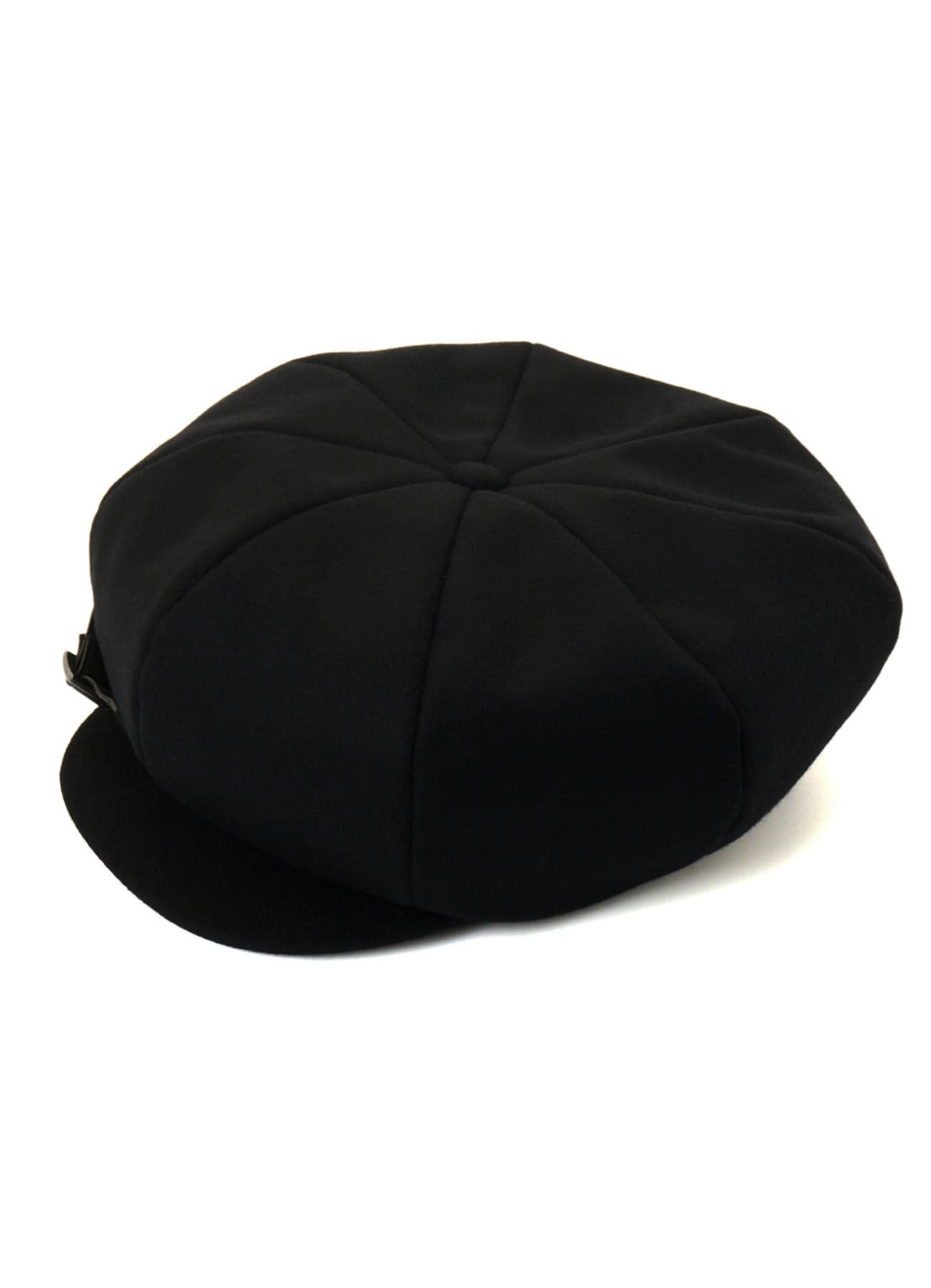 新品 575VT VINTAGE TWILL CASQUETTE / BLACK 1/16 WOOL FLANNEL 8 PANEL CASQUETTE A(M Black): Yohji Yamamoto